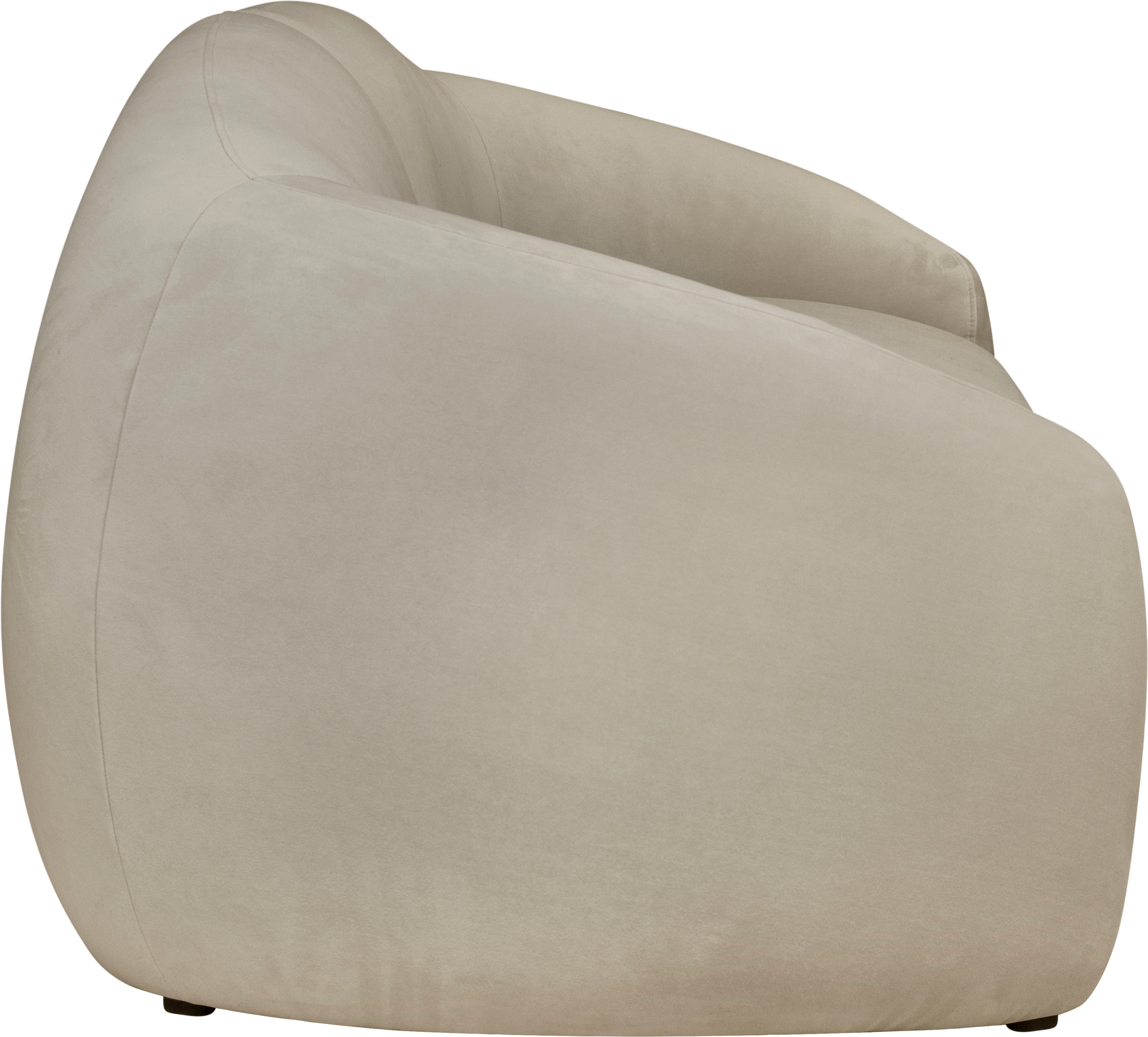 LeGer Home by Lena Gercke Big-Sofa »YANI Designersofa, organische Form, Maße B/T/H: 240/64/81 cm«, mit Wellenunterfederung, auch in Bouclé, passend zur Serie