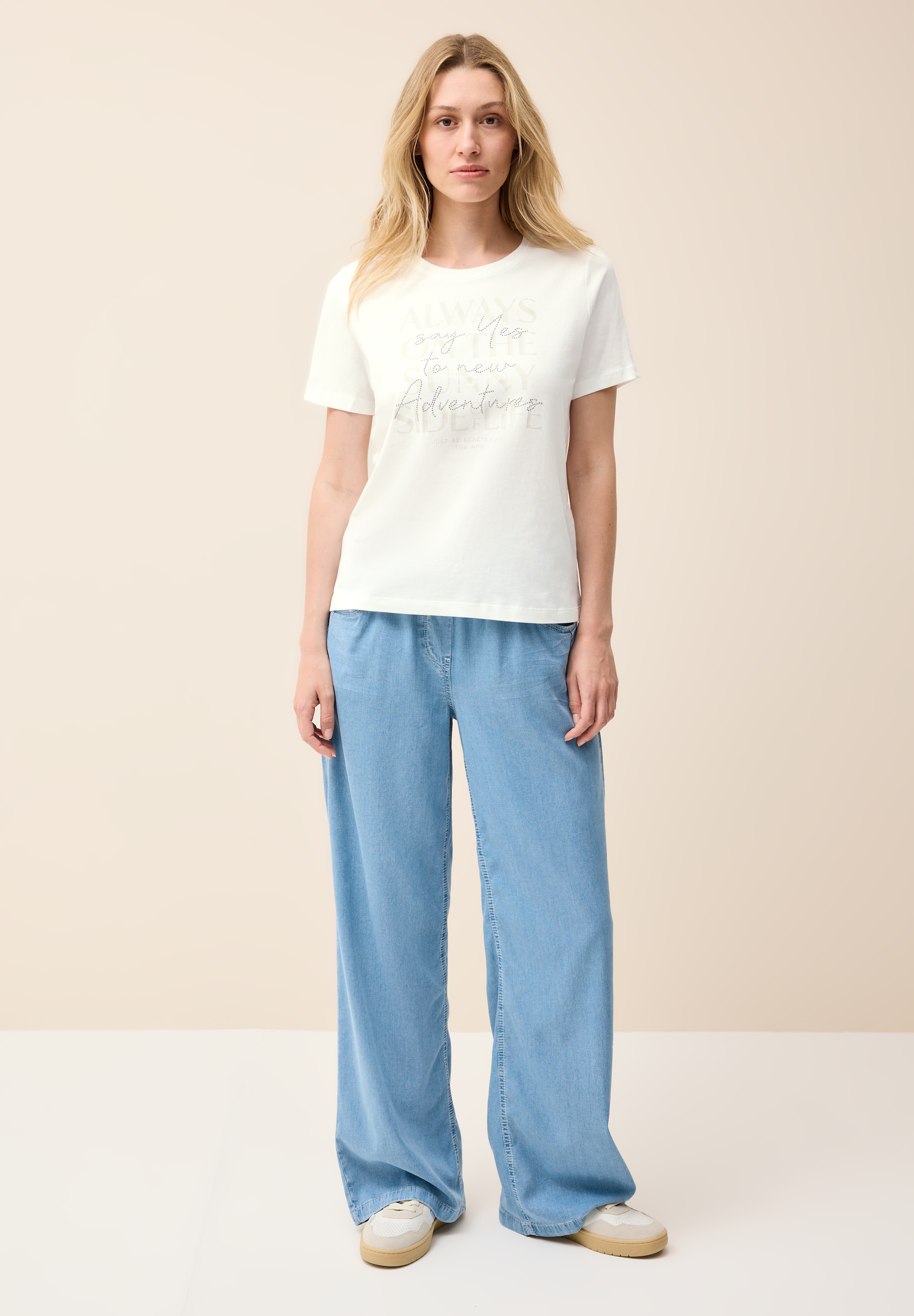 Cecil Print-Shirt, aus reiner Baumwolle