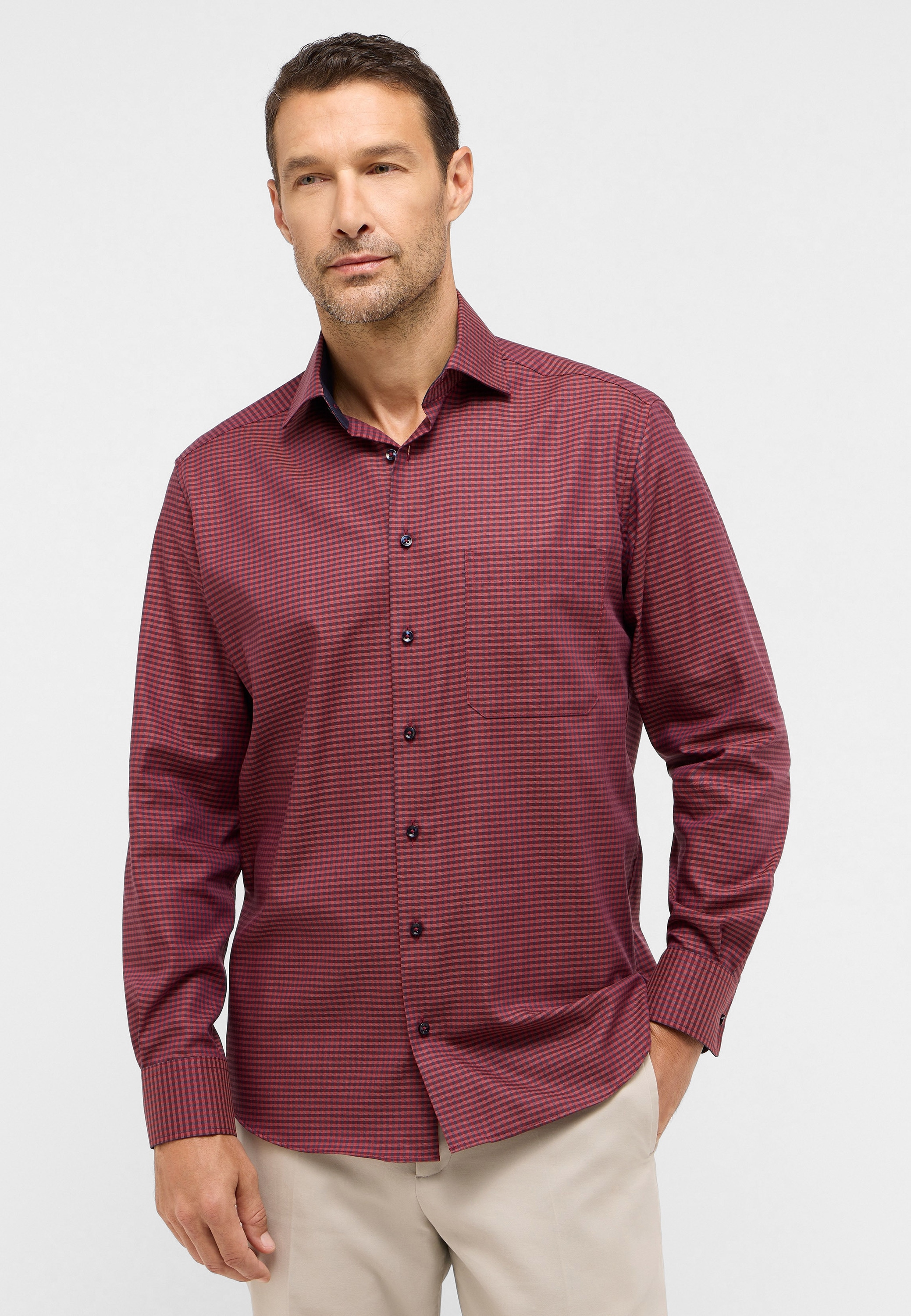 Eterna Langarmhemd "COMFORT FIT", NON IRON (bügelfrei) günstig online kaufen