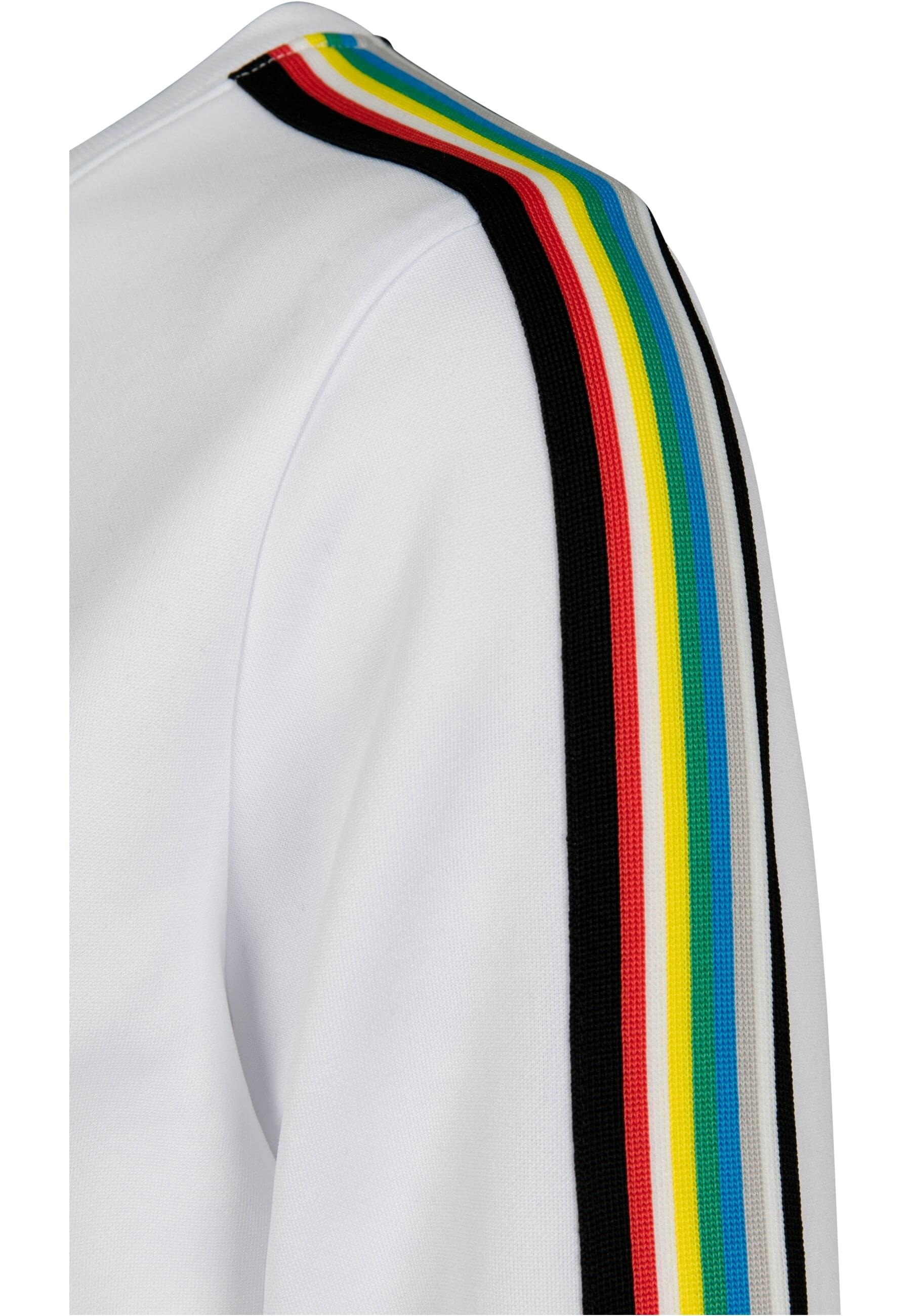 URBAN CLASSICS Sweatshirt »Urban Classics Damen Ladies Multicolor Taped Sleeve Crewneck«, (1 tlg.)