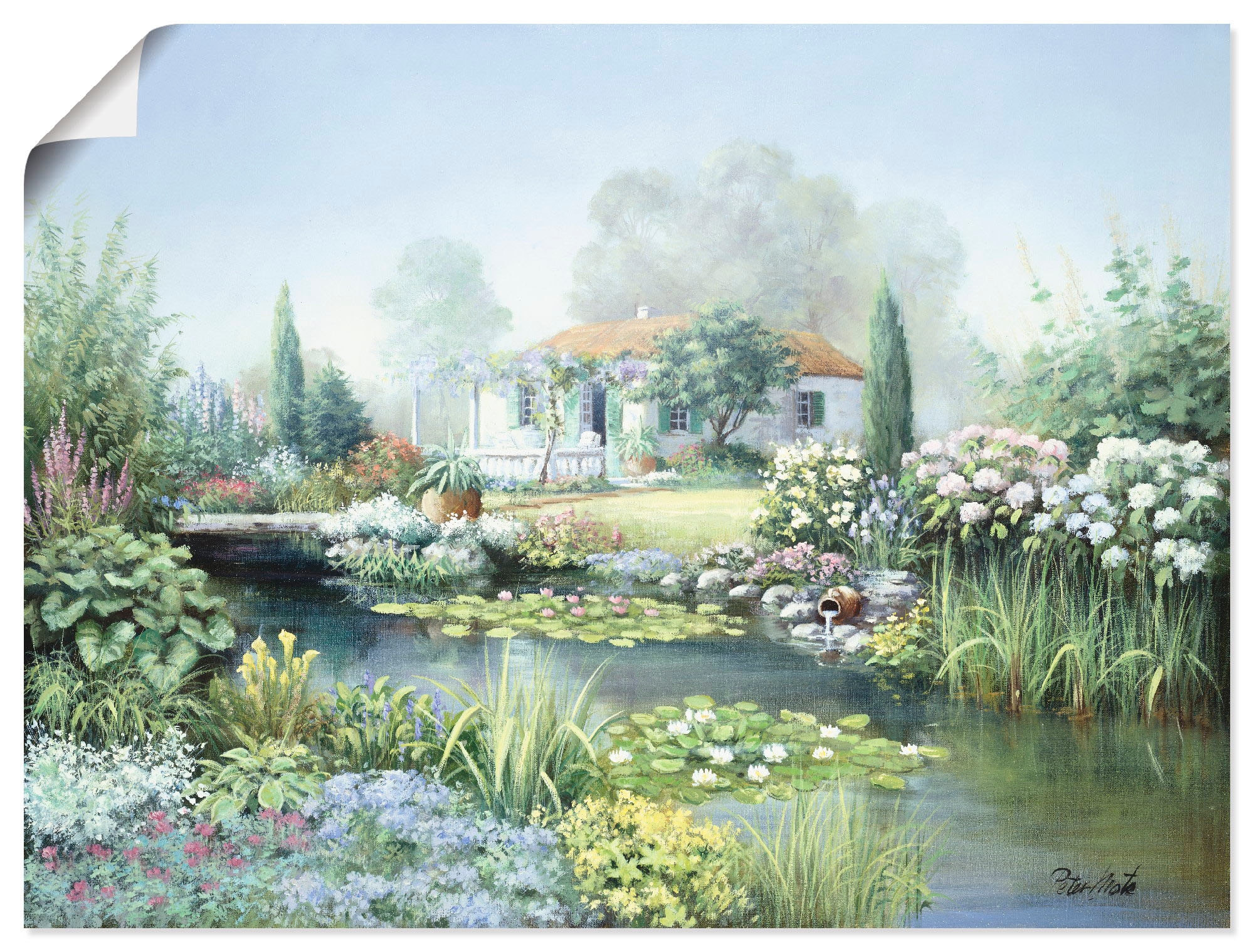 Artland Wandbild "Schatzgarten", Garten, (1 St.), als Leinwandbild, Poster günstig online kaufen