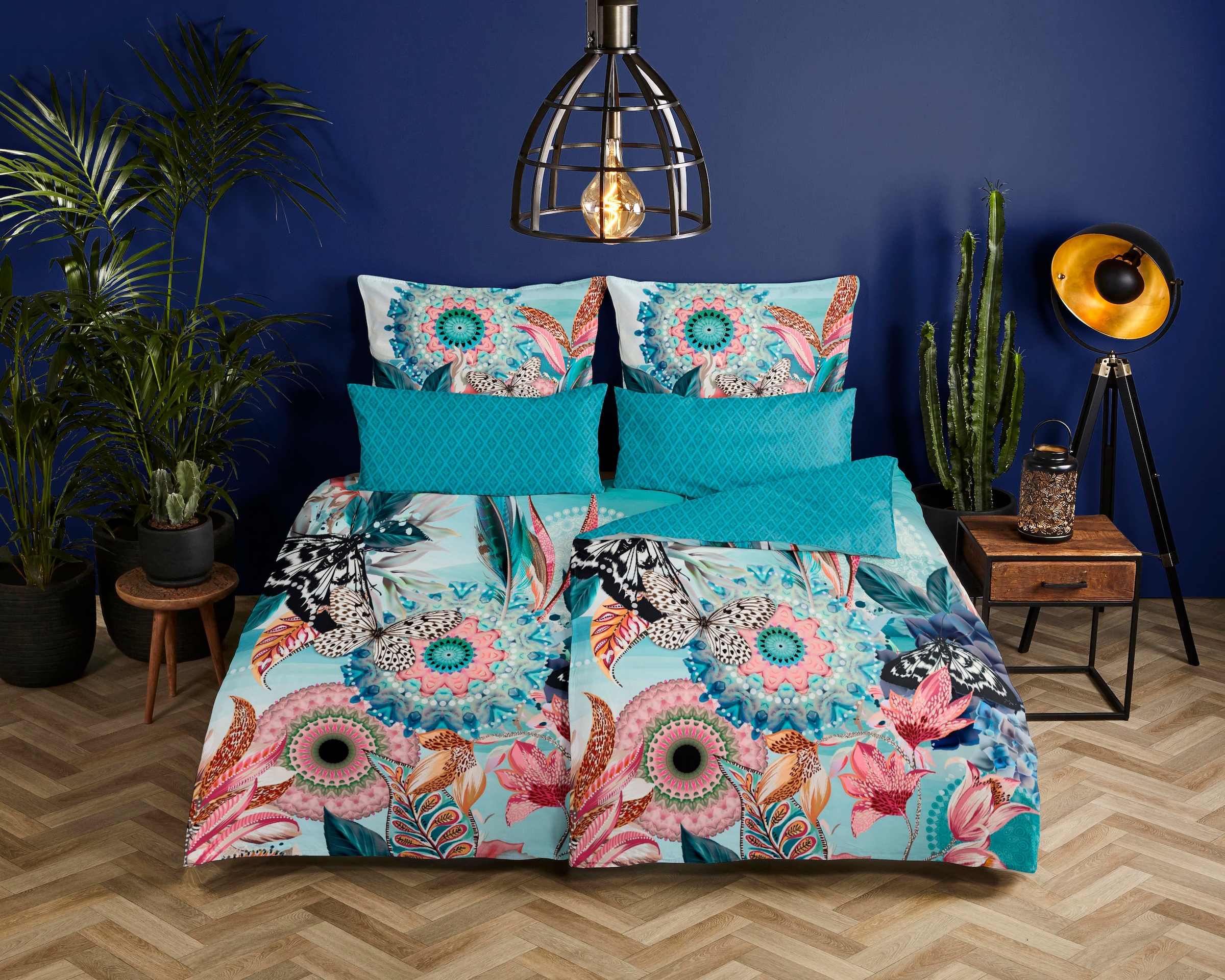 hip Wendebettwäsche "MAXIMILIAN" 2 Stk. Mako-Satin, 135x200, Reißverschluss günstig online kaufen