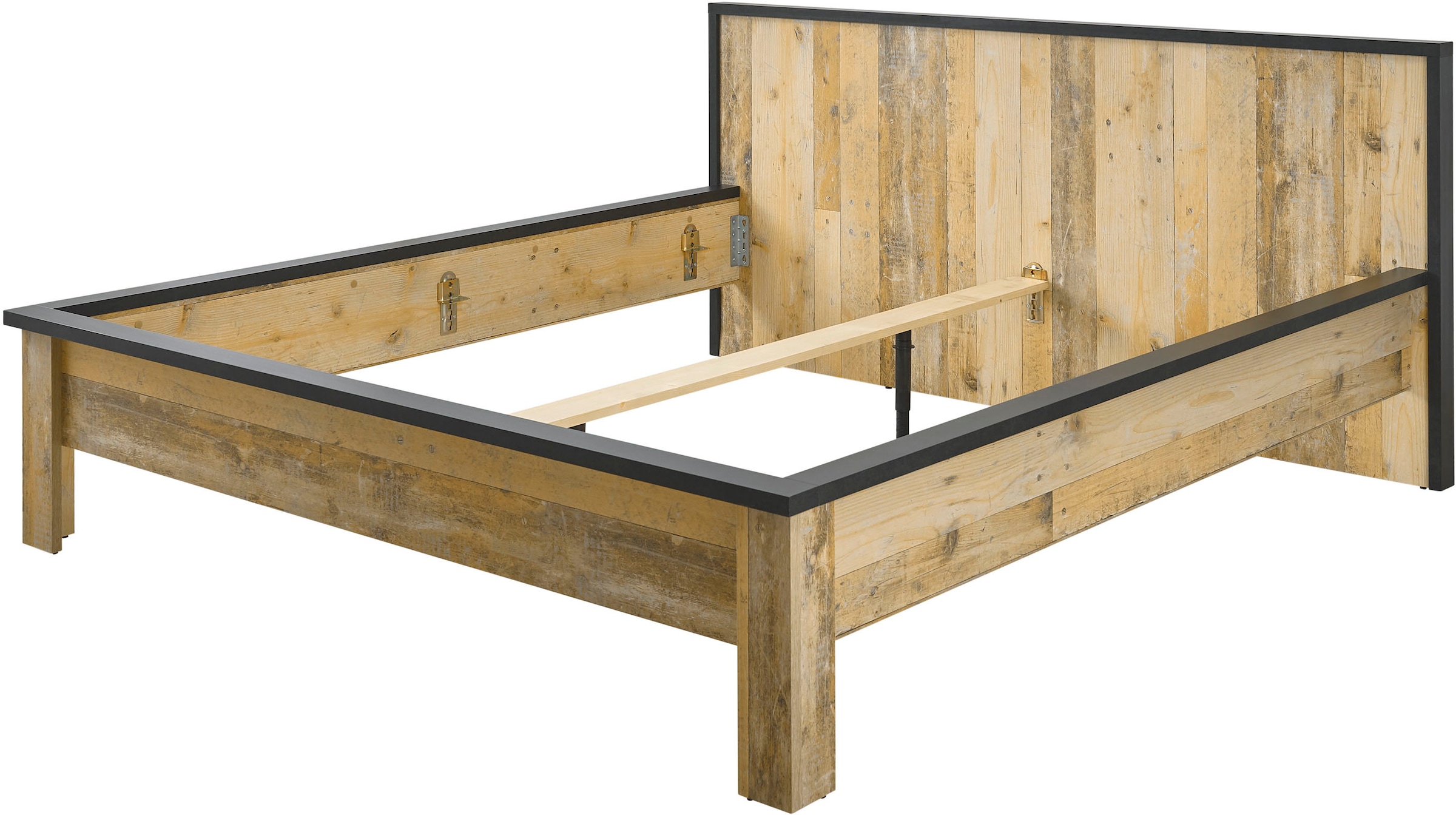 Home affaire Schlafzimmer-Set »SHERWOOD«, (4 tlg.), Liegefläche 140x200cm, Schrank 3-trg. 161cm breit