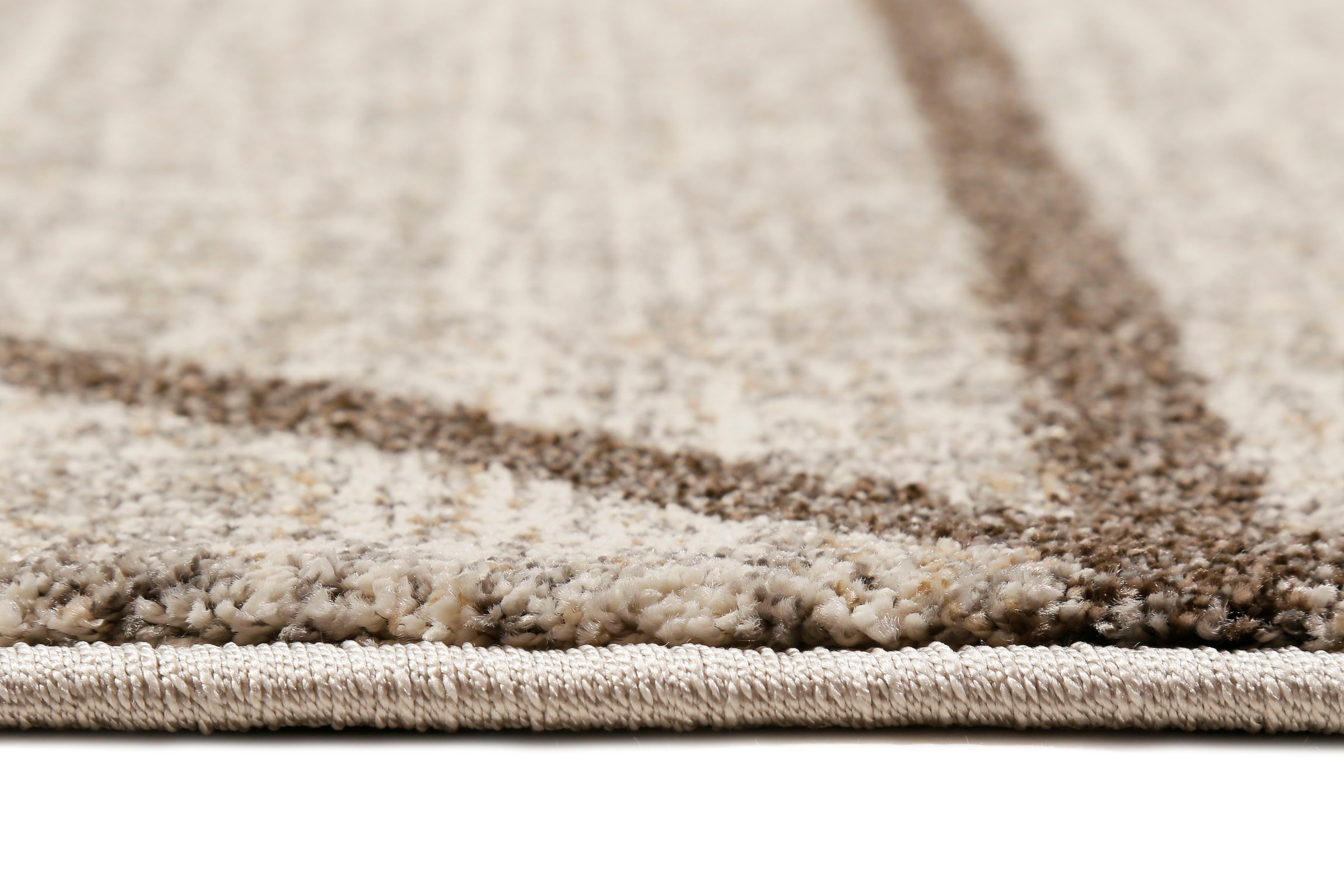Wecon home Teppich »Bossa Lounge«, rechteckig, 10 mm Höhe, 3D-Design, Kurzflor, Wohnzimmer