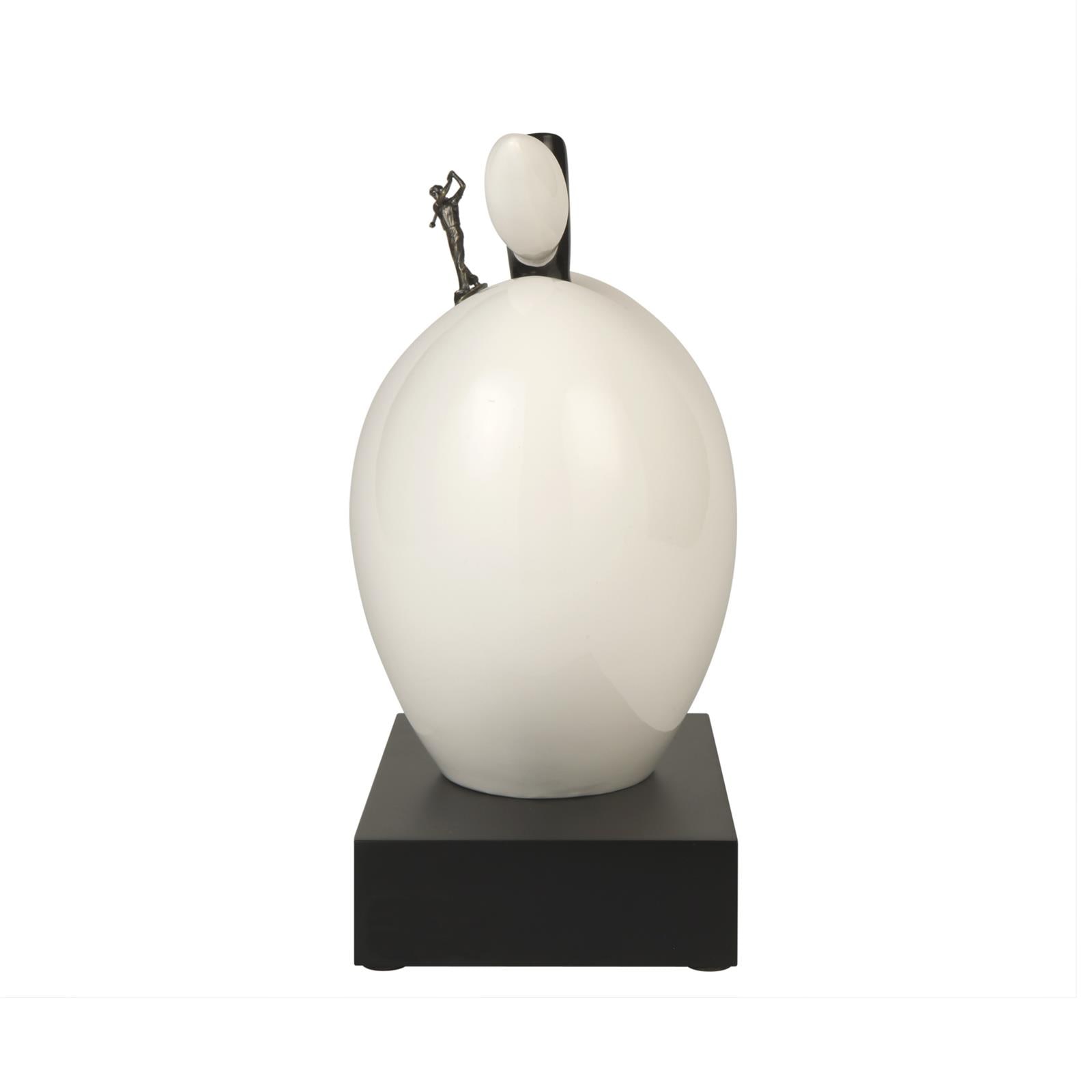 Goebel Dekofigur »Deko-Objekt Apfel "Hole in One" Studio 8 Art & Apple 28 cm weiß« Abwischbar
