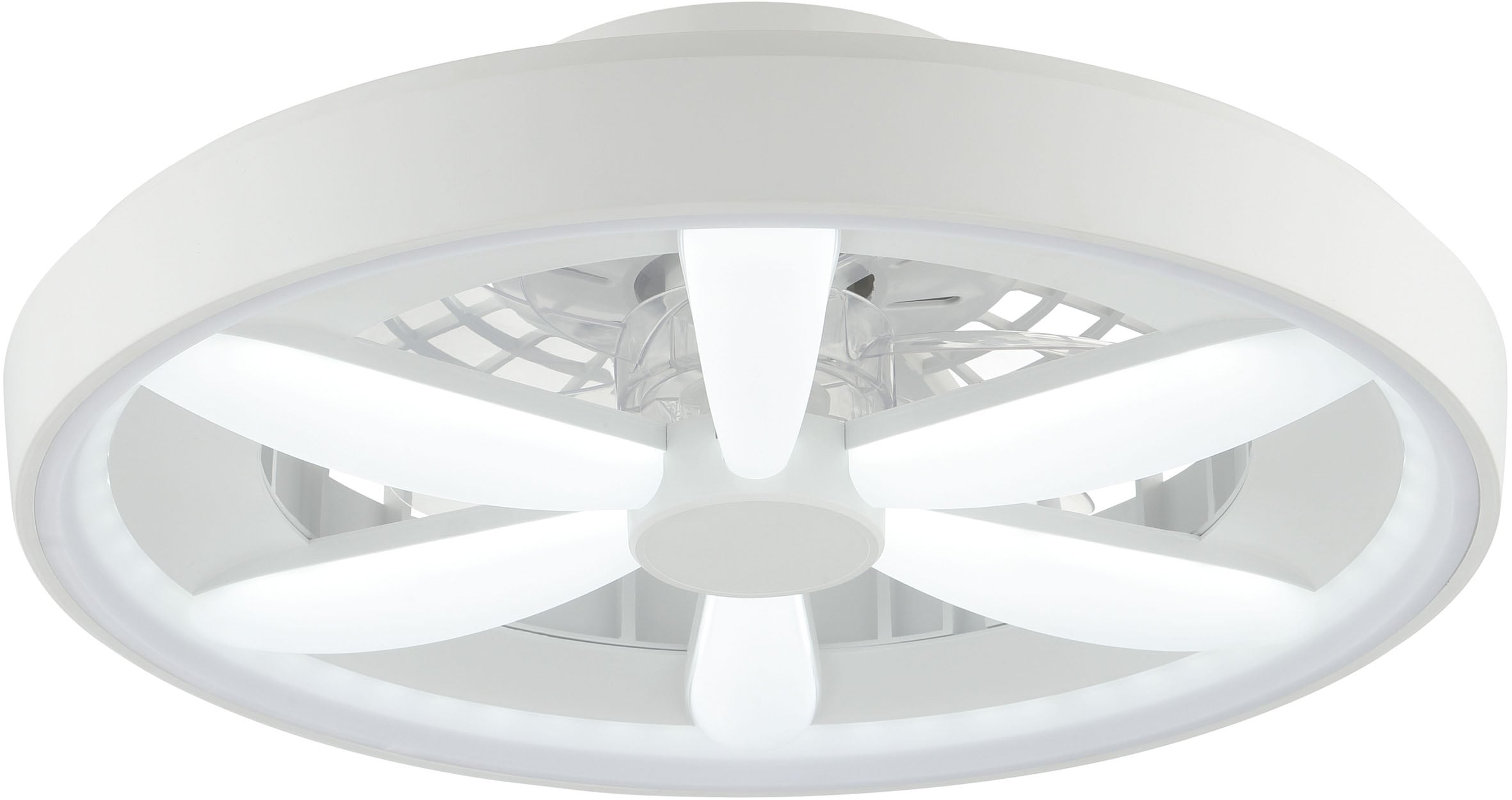 Brilliant LED Deckenleuchte »Gaiano«, 1 flammig, Ø 48cm mit Ventilator, 6400 lm, dimmbar, RGB, 2700-6500 K
