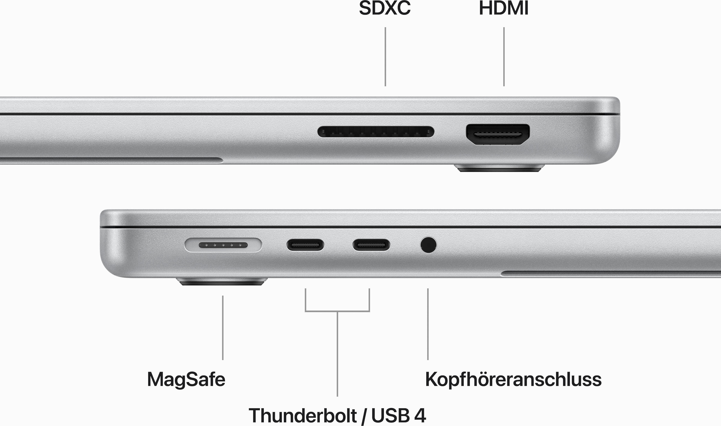 Apple Notebook »MacBook Pro 14''«, 35,97 cm, / 14,2 Zoll, Apple, M3, 10-Core GPU, 1000 GB SSD, CTO