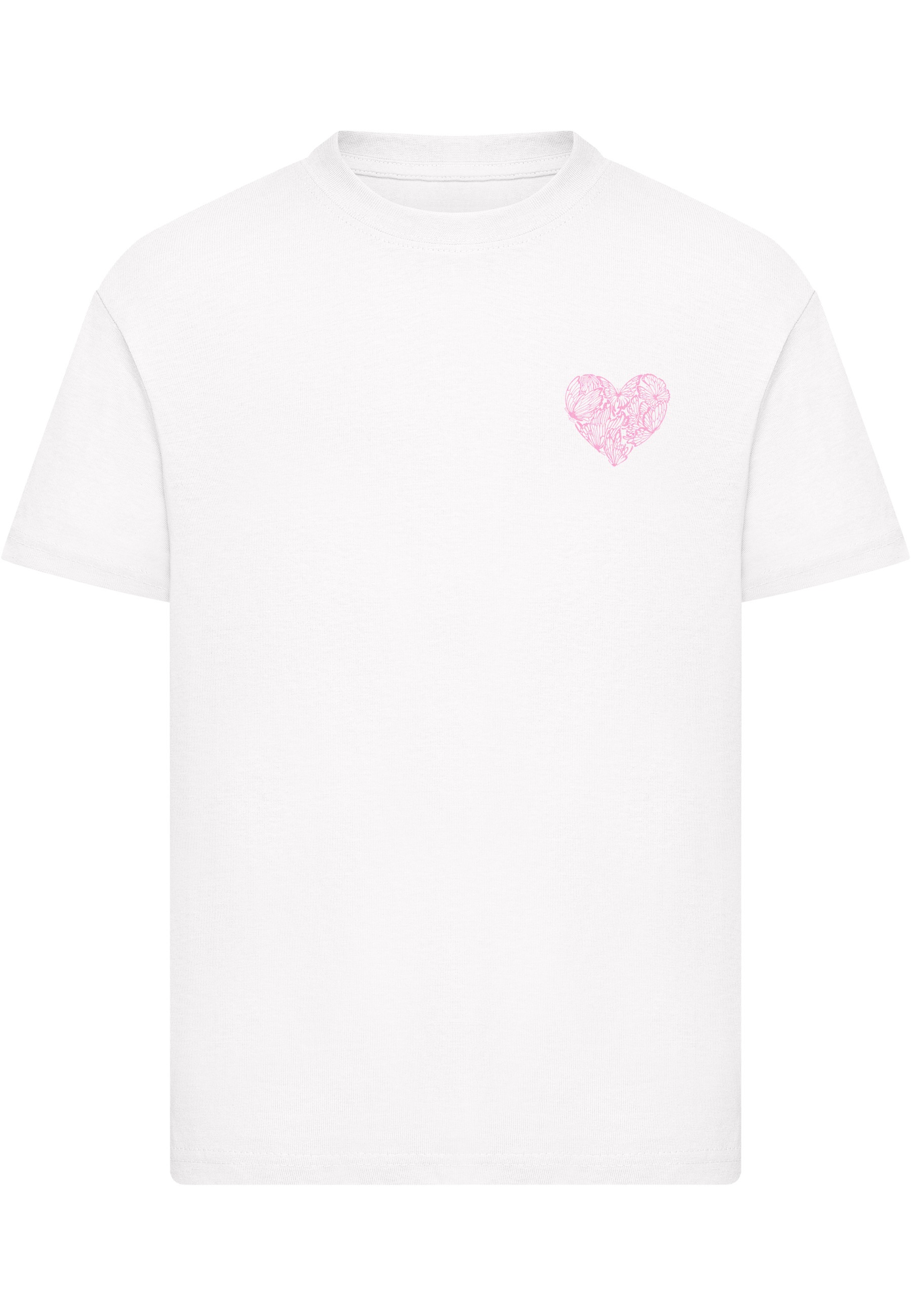 MisterTee T-Shirt "MisterTee Kids Butterfly Heart Tee" 1