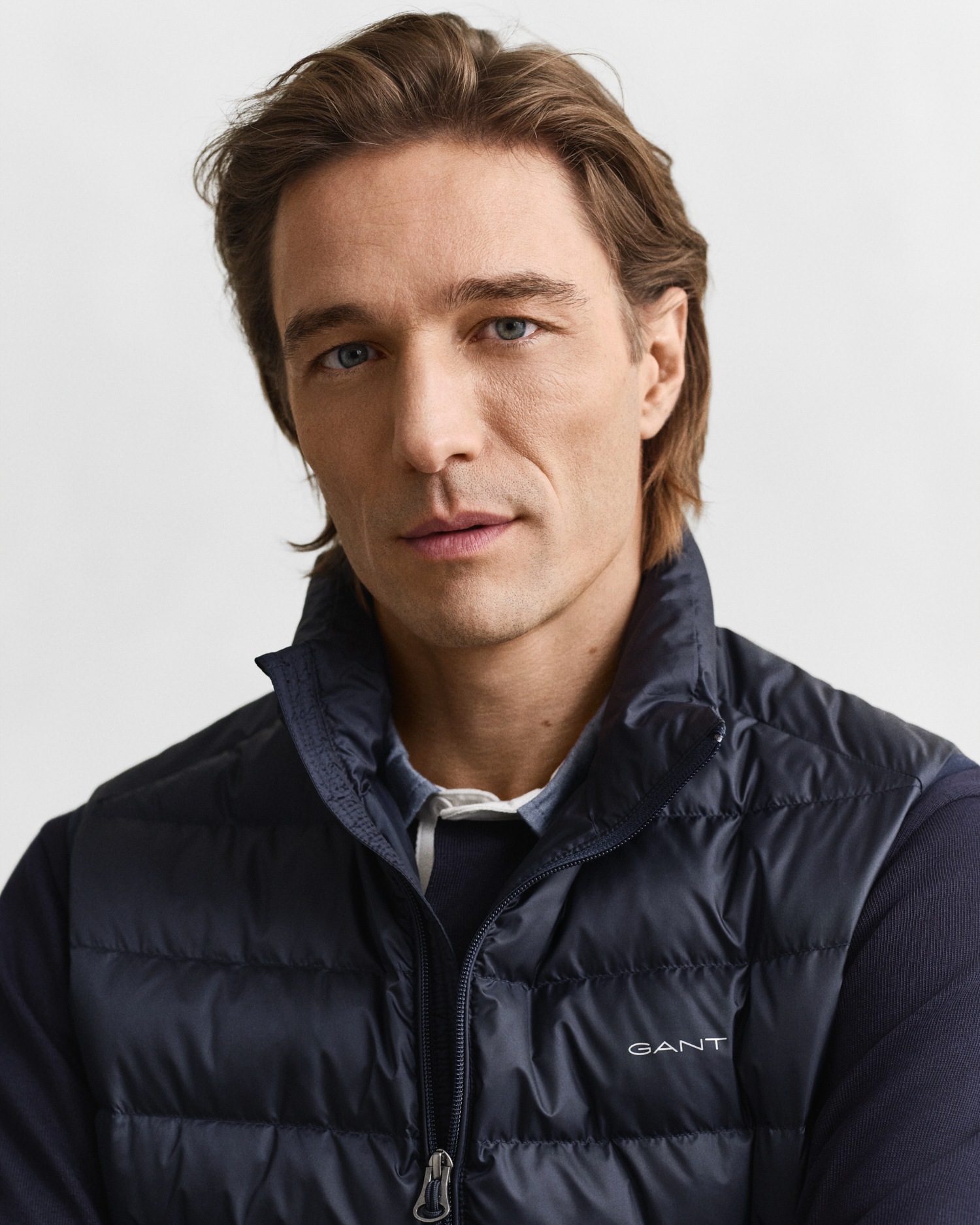 Gant Steppweste »LIGHT DOWN VEST« Stehkragen, leicht, 2-Wege Reißverschluss