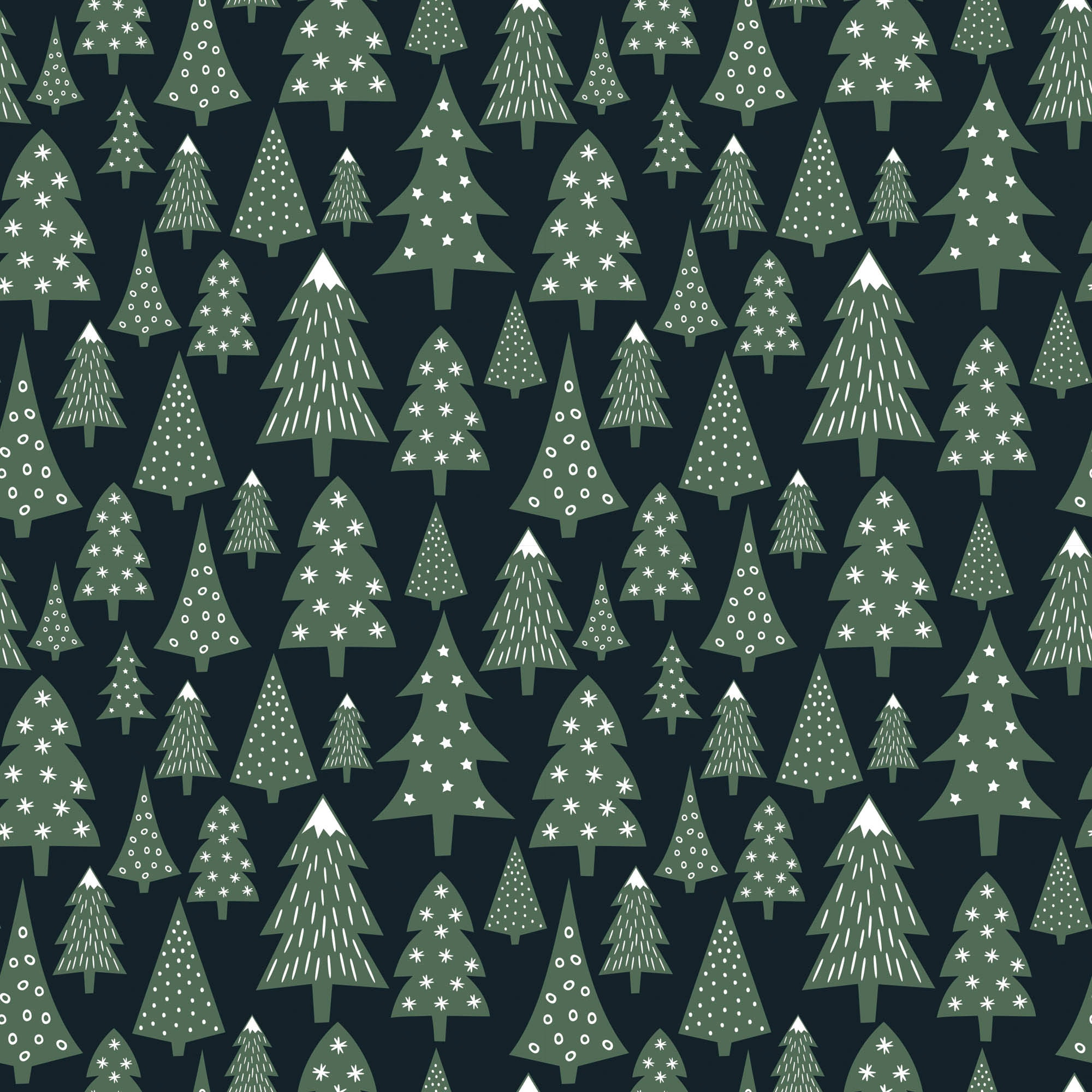 queence Dekokissen »Jannik«, Kissenhülle,Tannenbäume,Weihnachten,Winter,Festlich,Schnee