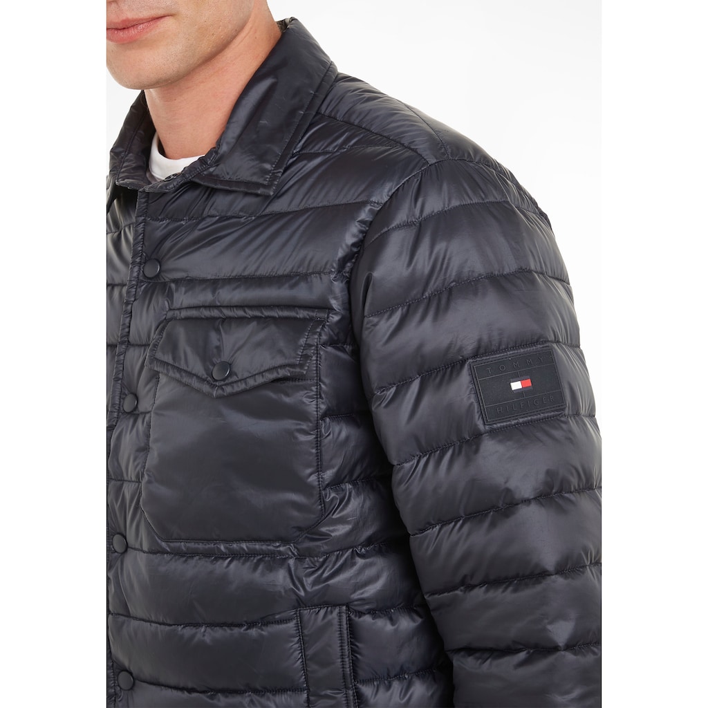 Tommy Hilfiger Steppjacke »PACKABLE RECYCLED SHIRT JACKET«