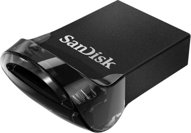 SANDISK USB-Stick "Ultra Fit USB 3.1 128GB", 128GB GB, schwarz, USB-Sticks
