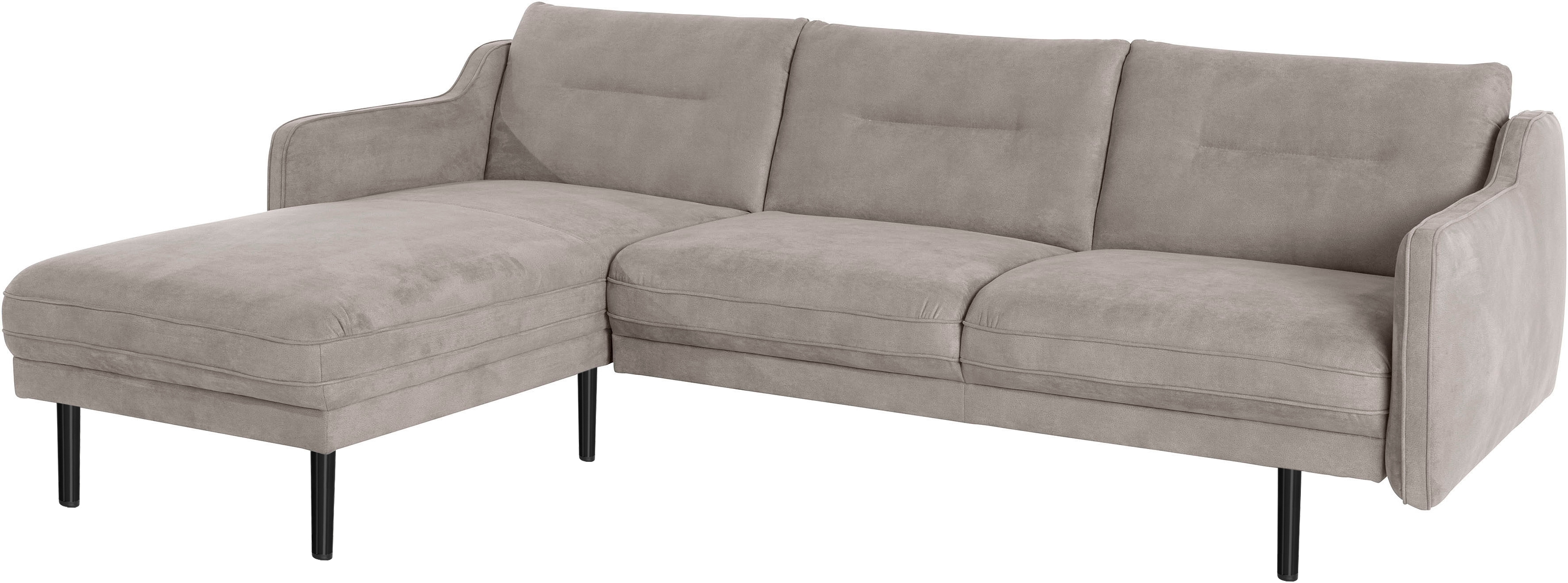 OTTO home Ecksofa "Nordfyn L-Form" edles Design in 3 Bezugsqualitäten