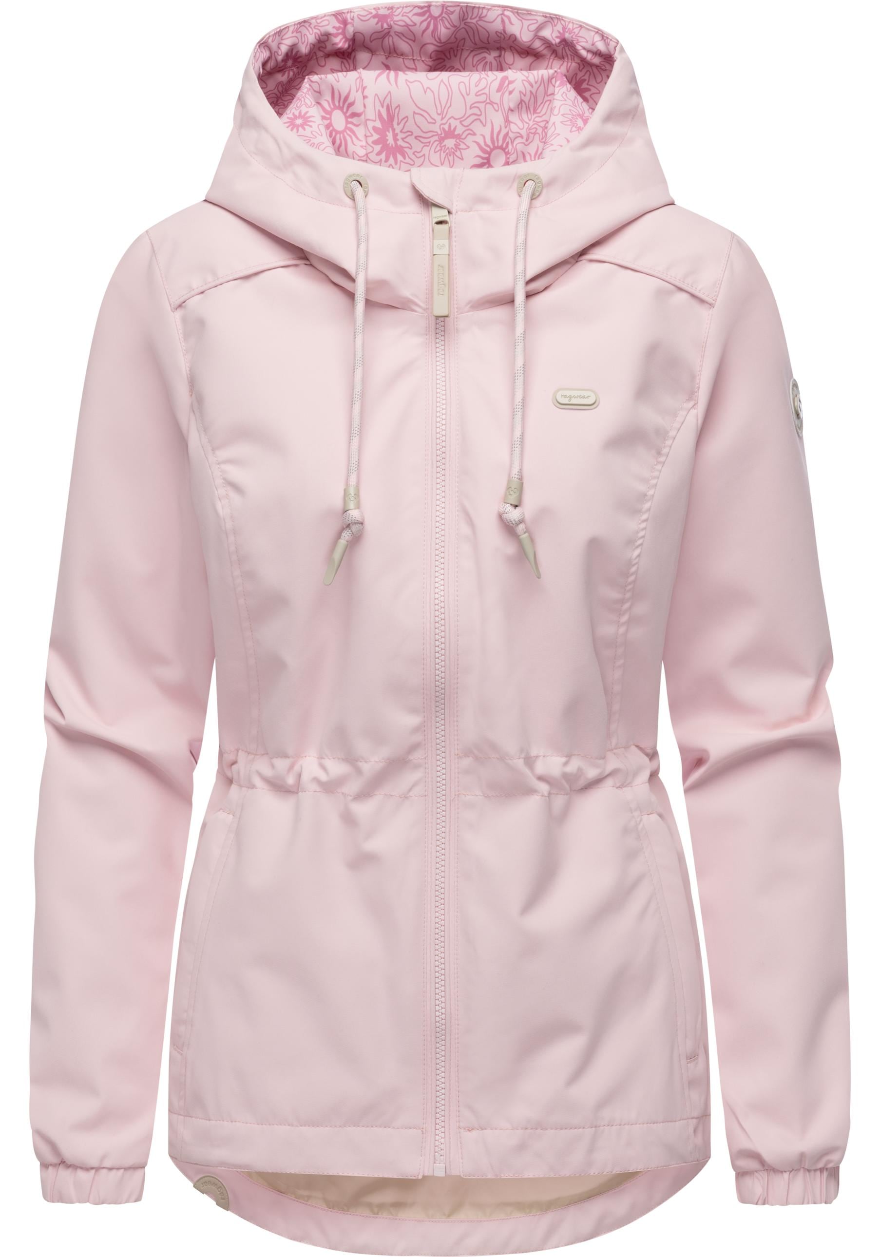 Ragwear Funktionsjacke "Dankka" mit Kapuze Funktionelle Übergangsjacke mit Taillenzugkordel
