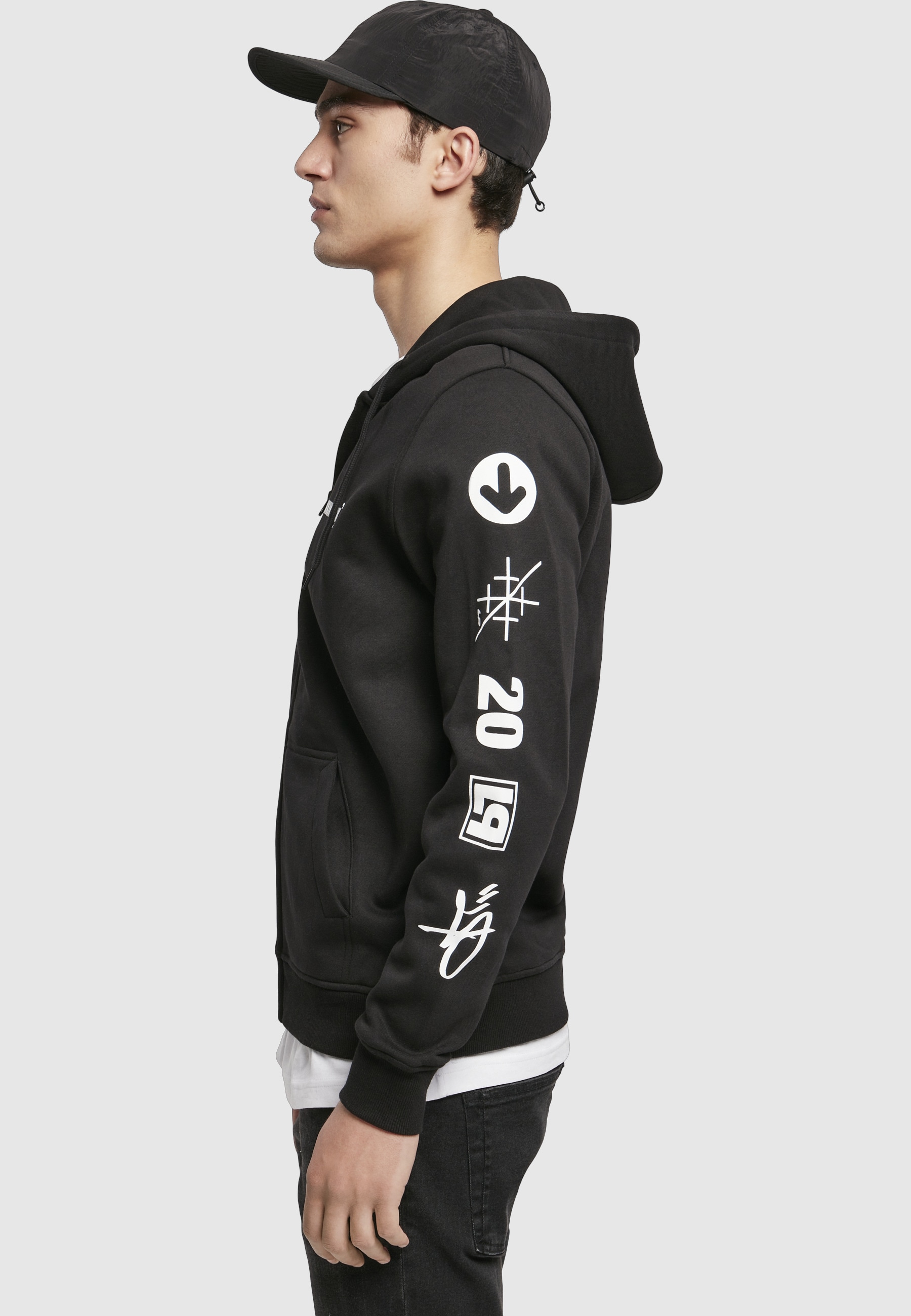 Merchcode Sweatjacke »Merchcode Herren Linkin Park Anniversary Logo Zip Hoody« 1 tlg.