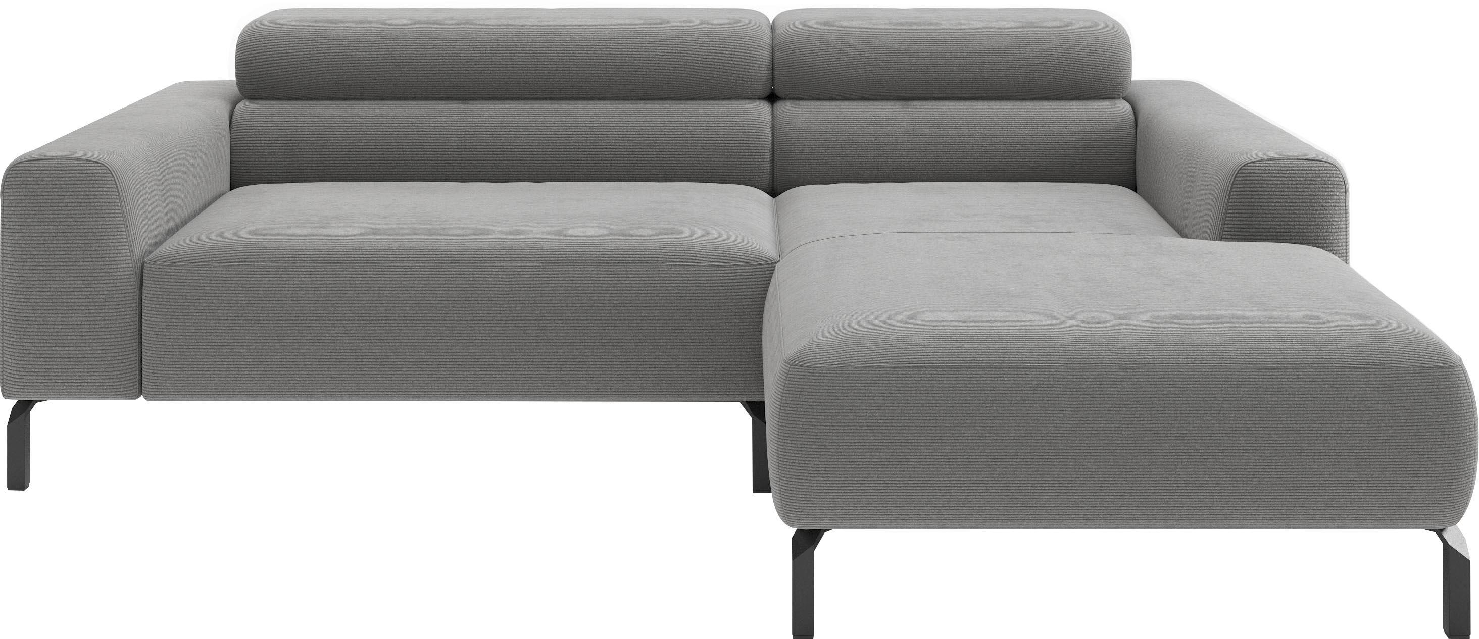 Home affaire Ecksofa "Ecksofa, L-Form, incl. Kopfteilverstellung, Breite 223 cm" wahlweise elektrische Sitztiefenverstellung