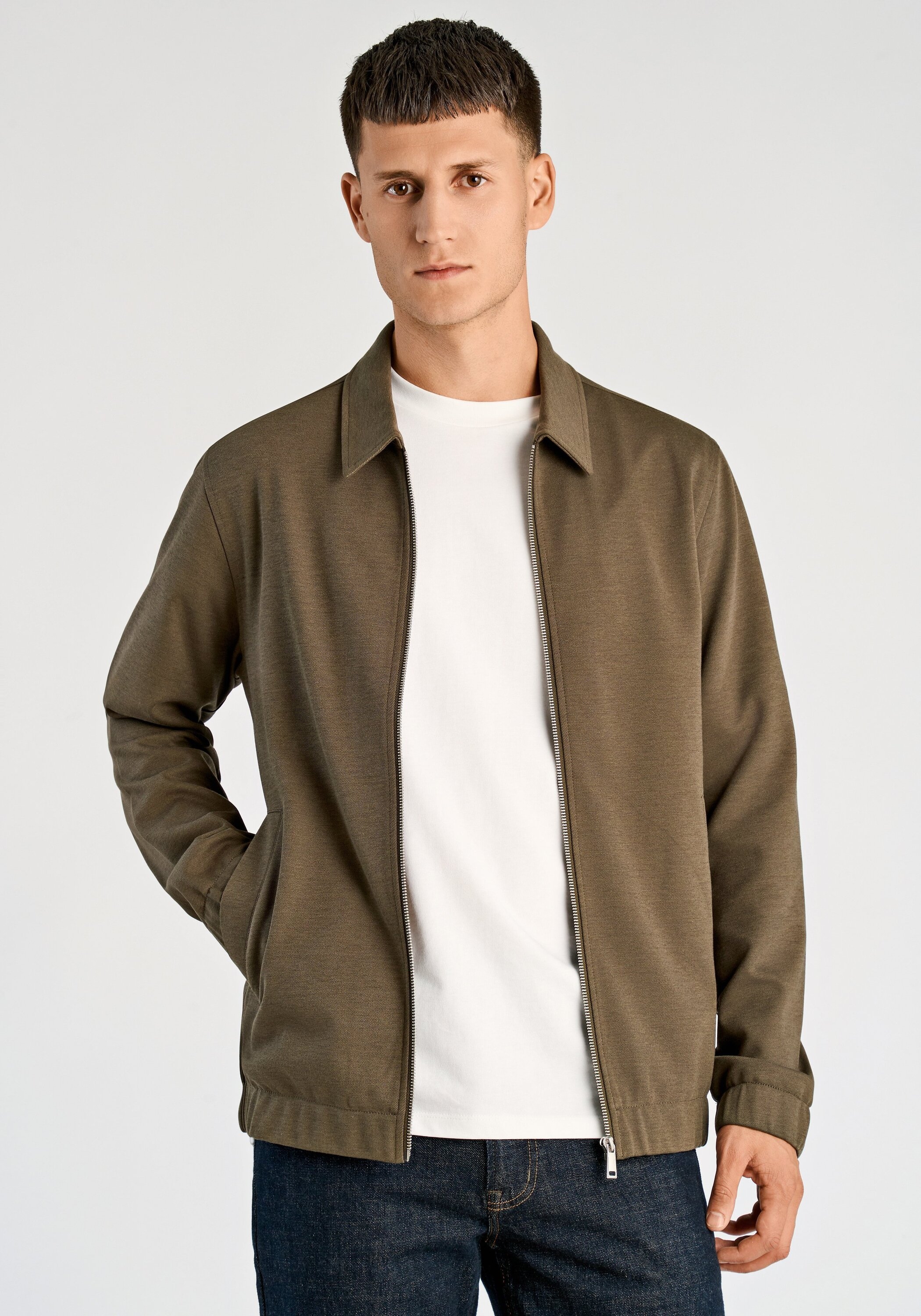 JUNK de LUXE Fellimitatjacke "Casual Jacke Relaxed Fit" günstig online kaufen