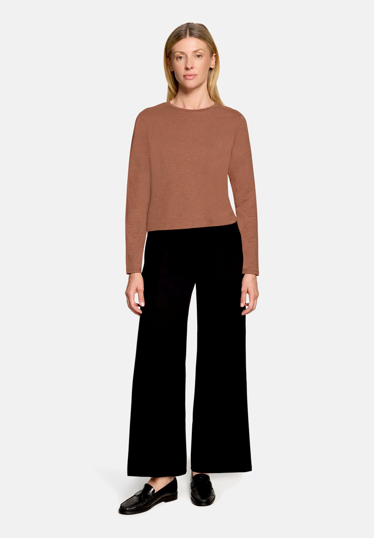 Betty&Co Kurzarmshirt »Damen mit Rundhalsausschnitt« 1