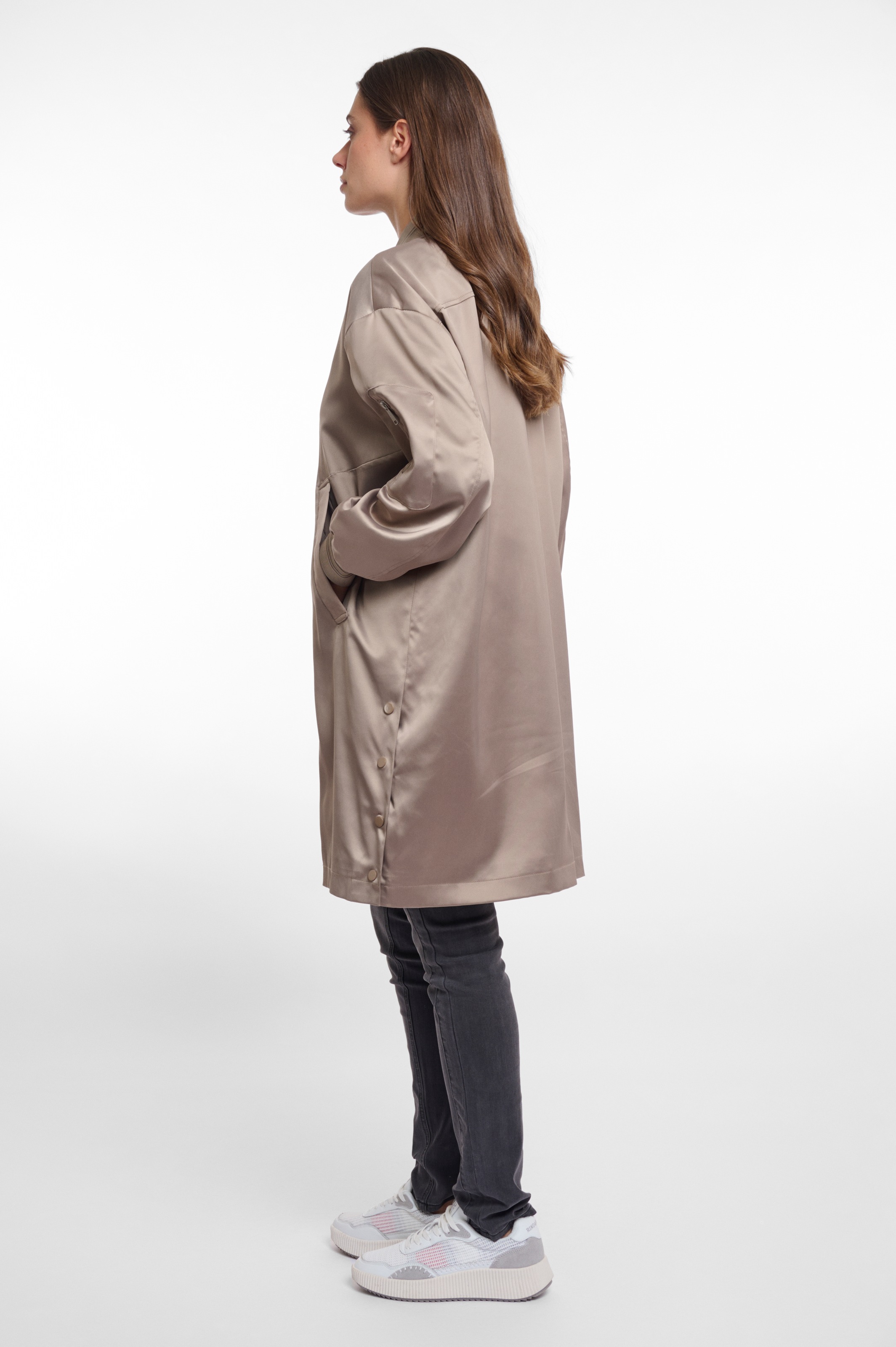 Rino & Pelle Langjacke "SUKI" mit Ärmel Tasche günstig online kaufen