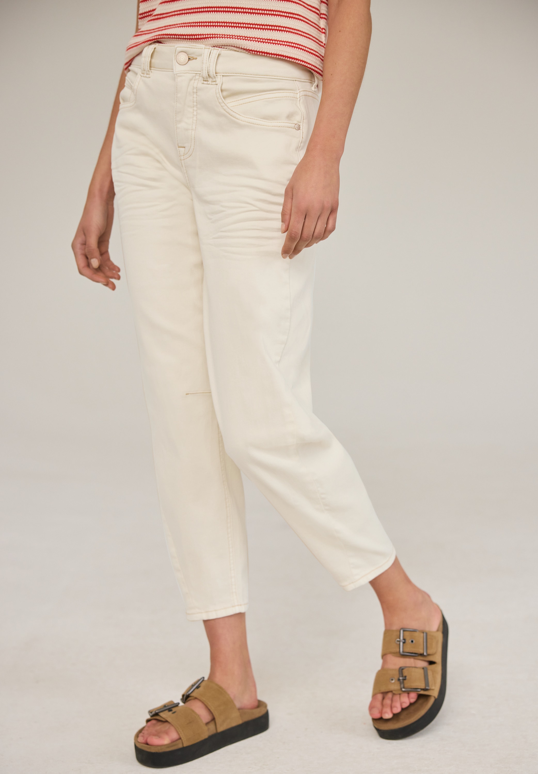 STREET ONE STUDIO Loose-fit-Jeans High Waist