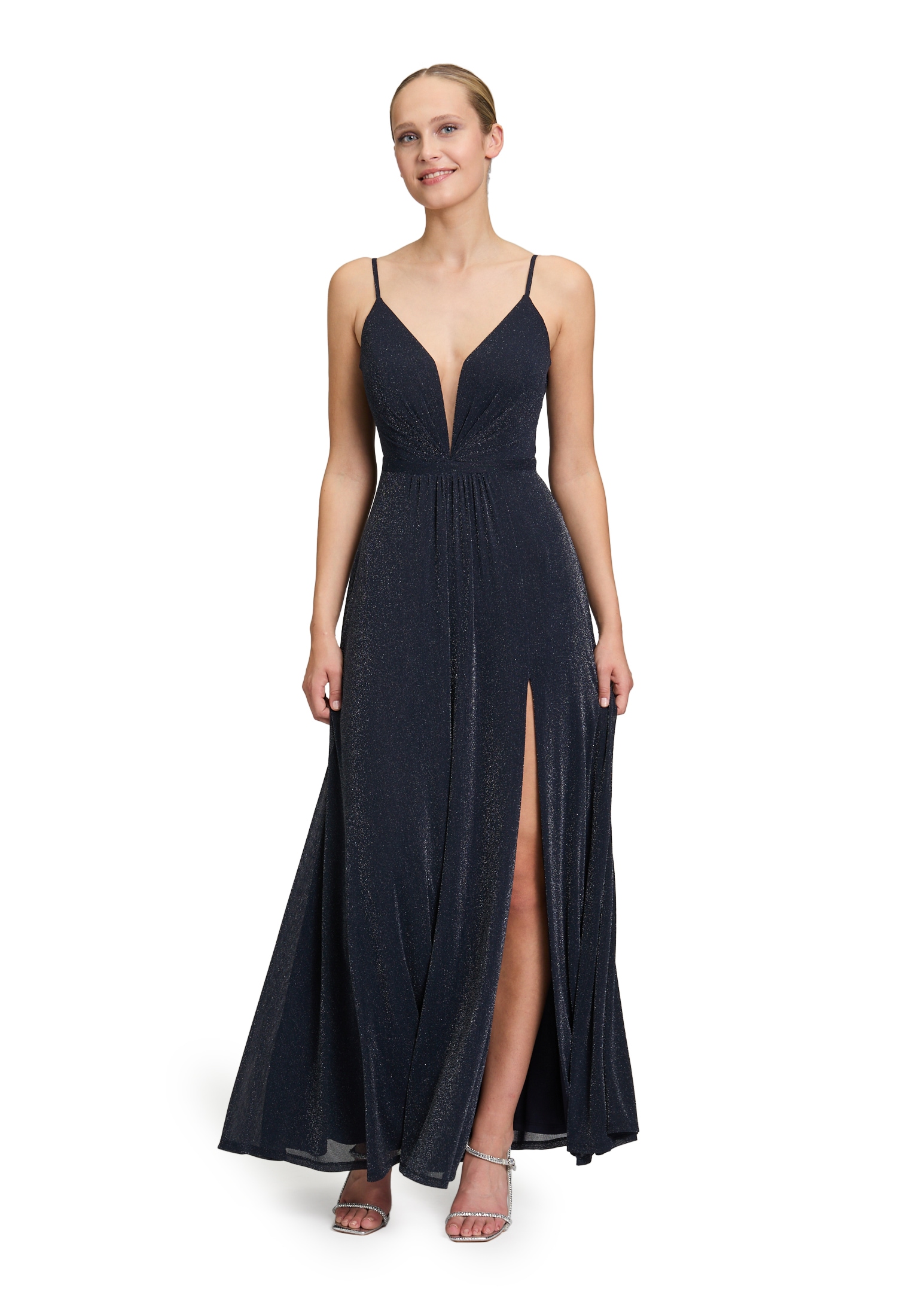 Vera Mont Abendkleid "Vera Mont Damen Abendkleid mit Lurexfaden" günstig online kaufen
