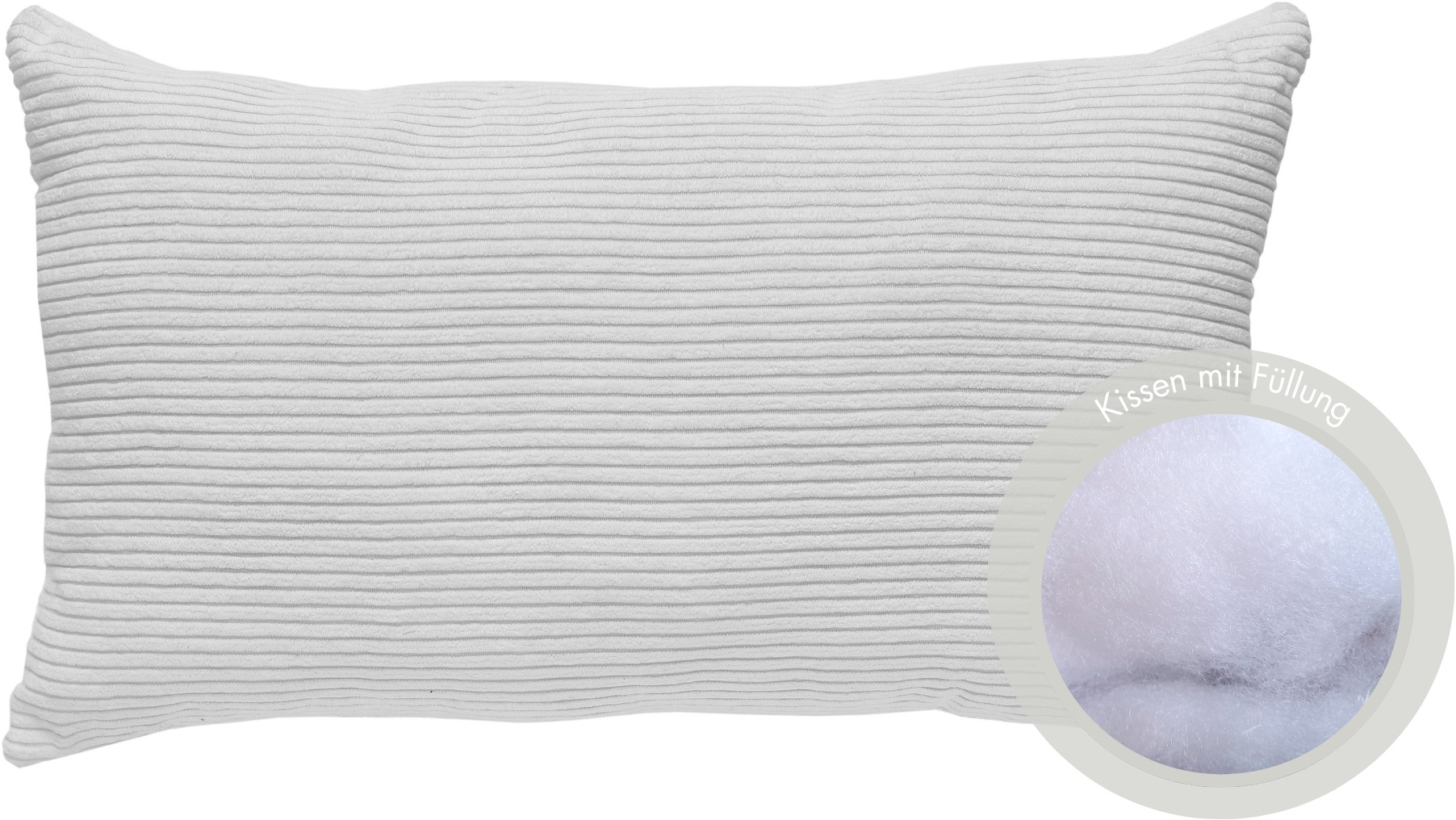 Thumbnail - Andiamo Dekokissen "Cord Kissen Emy, Kissenhülle mit Füllung" Sofakissen, eckig, 40x40 oder 30x50 cm, auch als 4er Set e...