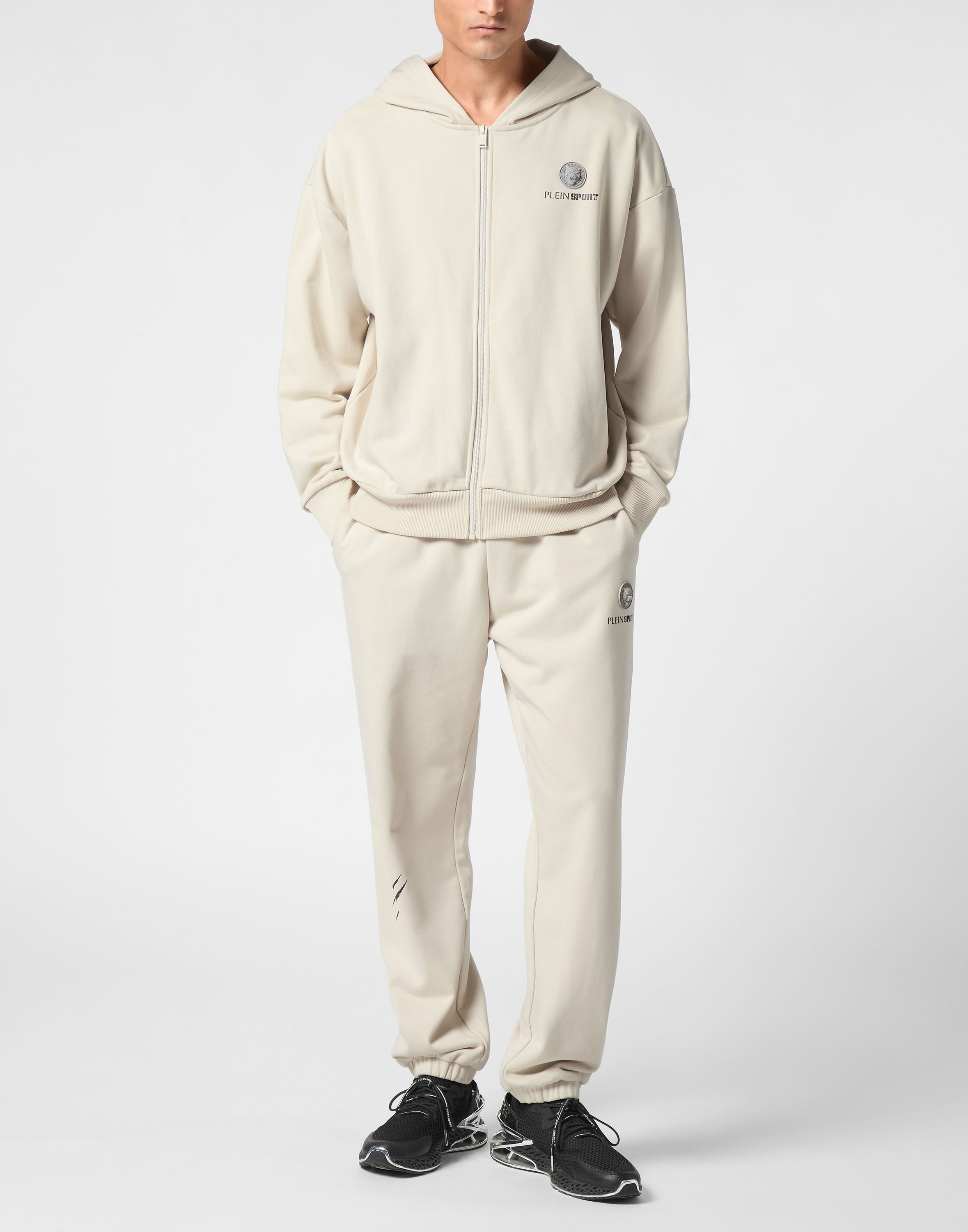 PLEIN SPORT Kapuzensweatjacke »Scratch«