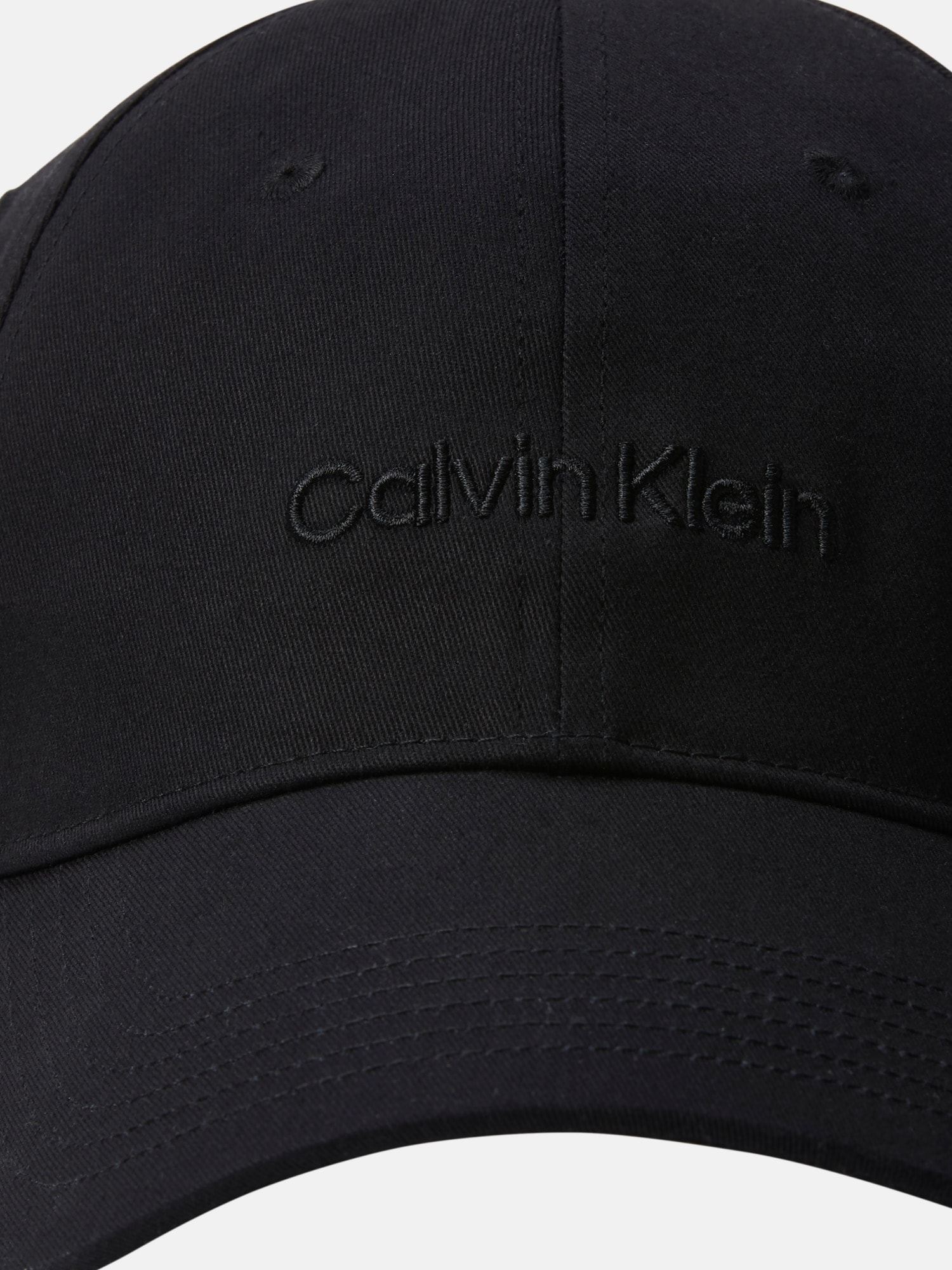 Calvin Klein Baseball Cap »LOGO EMBROIDERY BASEBALL CAP«, Mit festem Schirm