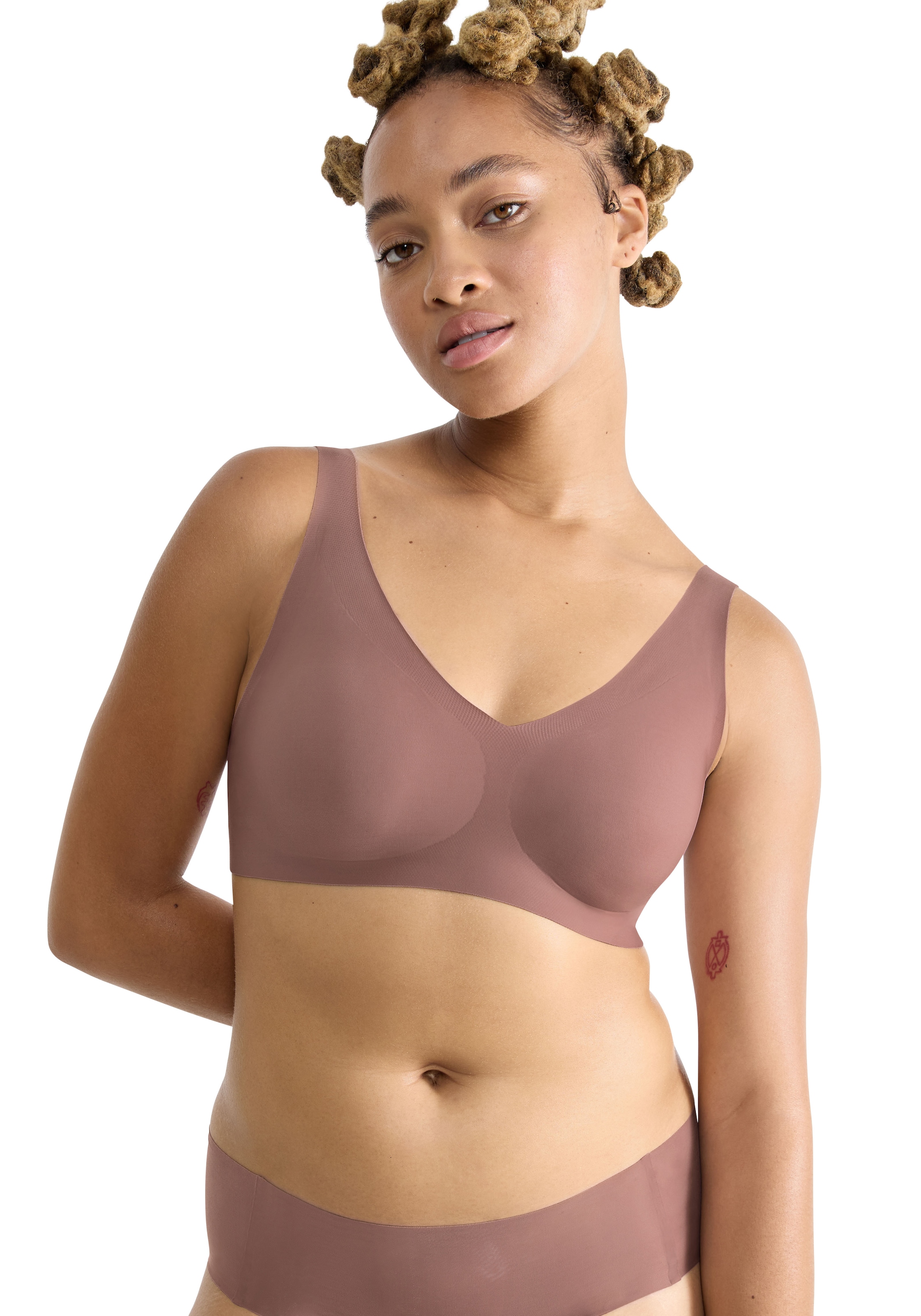 sloggi Bustier »NEU: ZERO Feel 2.0 Bralette«, nahtlos und unsichtbar