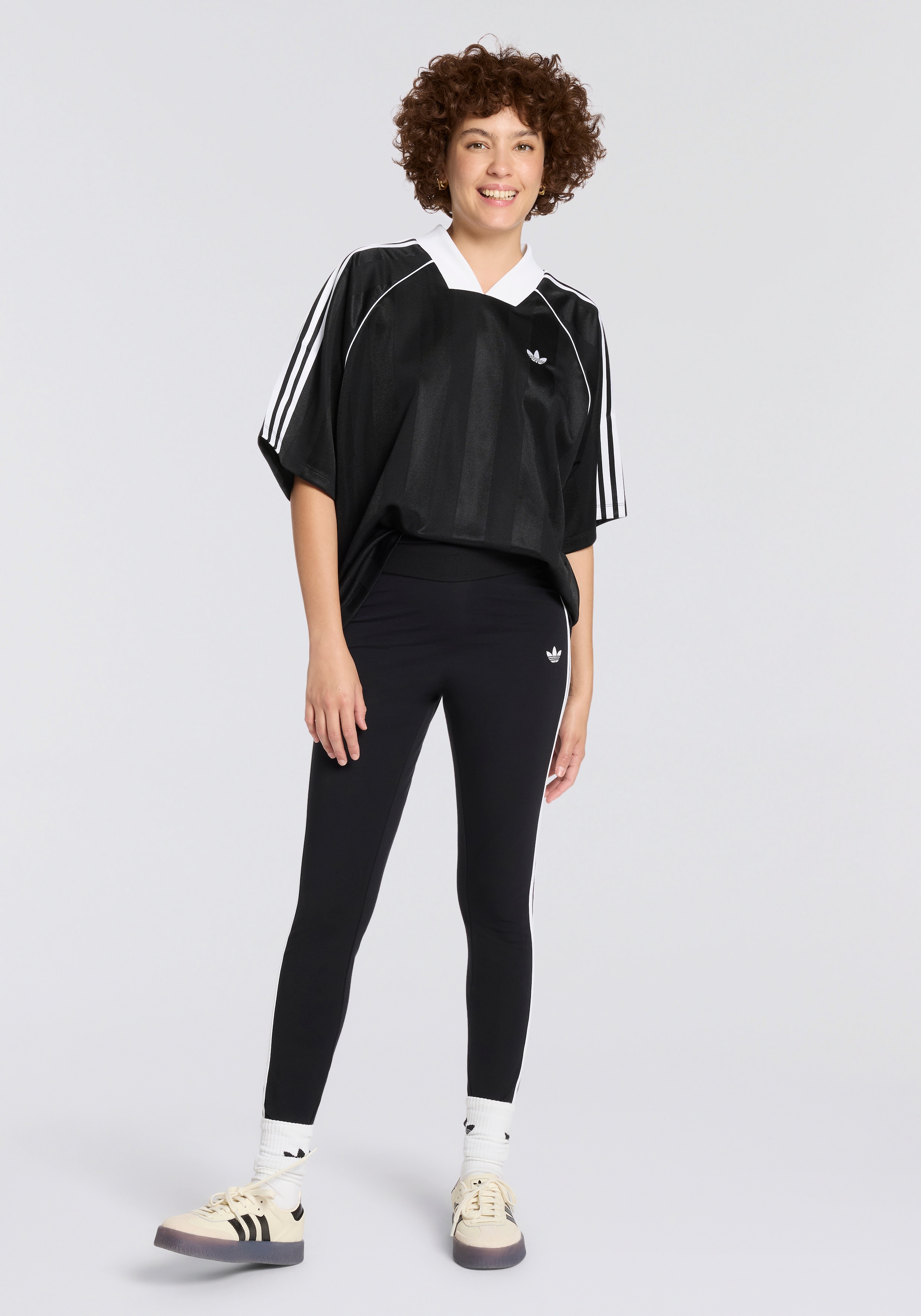 adidas Originals Leggings »3S LEGGINGS«  sportlicher Stil, für vielseitige Aktivitäten, aus Single Jersey