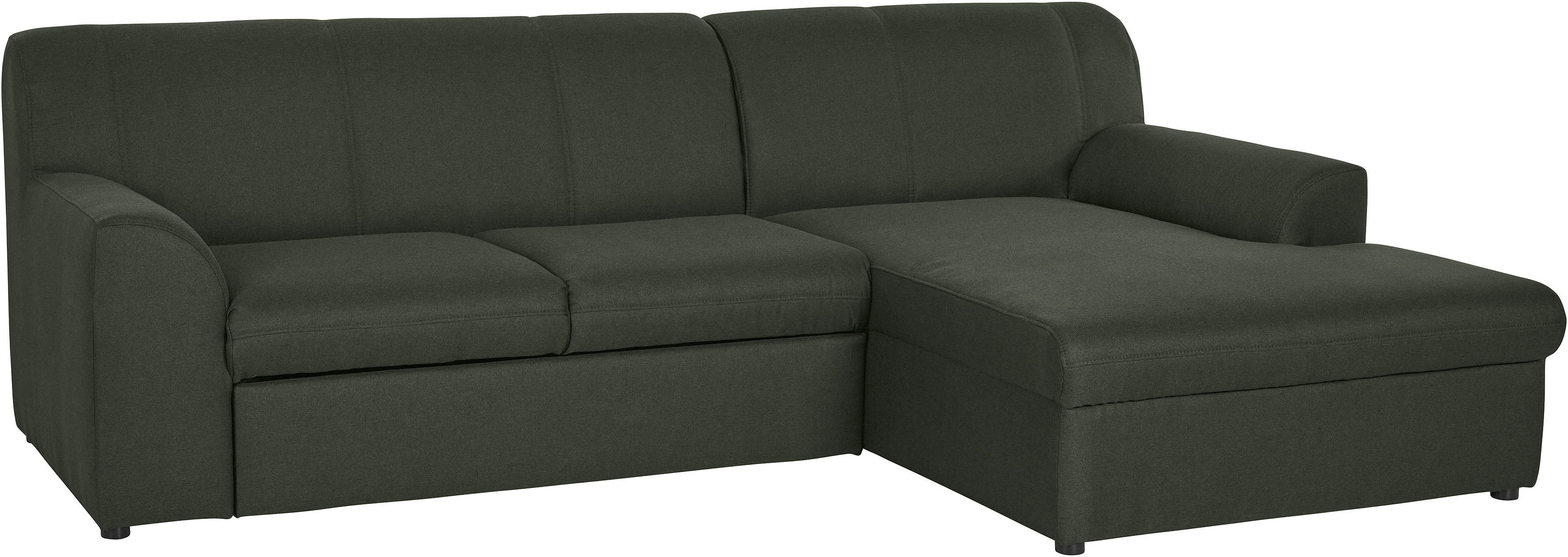 Thumbnail - DOMO collection Ecksofa "Topper, elegant und zeitlos, kompaktes Stellmaß 245/155cm, L-Form", mit Recamiere, wahlweise mi...
