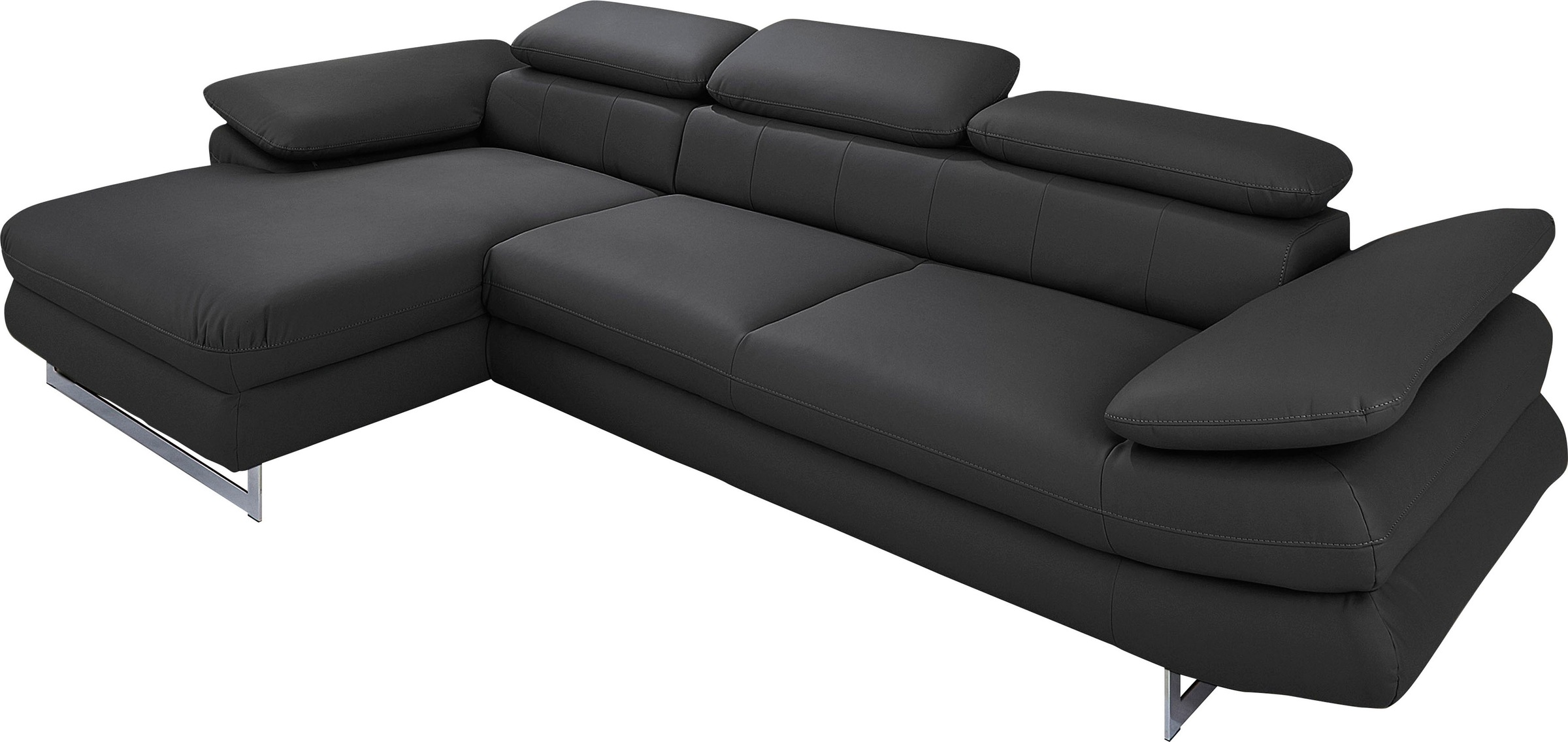 INOSIGN Ecksofa "Solution L-Form", mit Arm- & Kopfteilverstellung, wahlweis günstig online kaufen