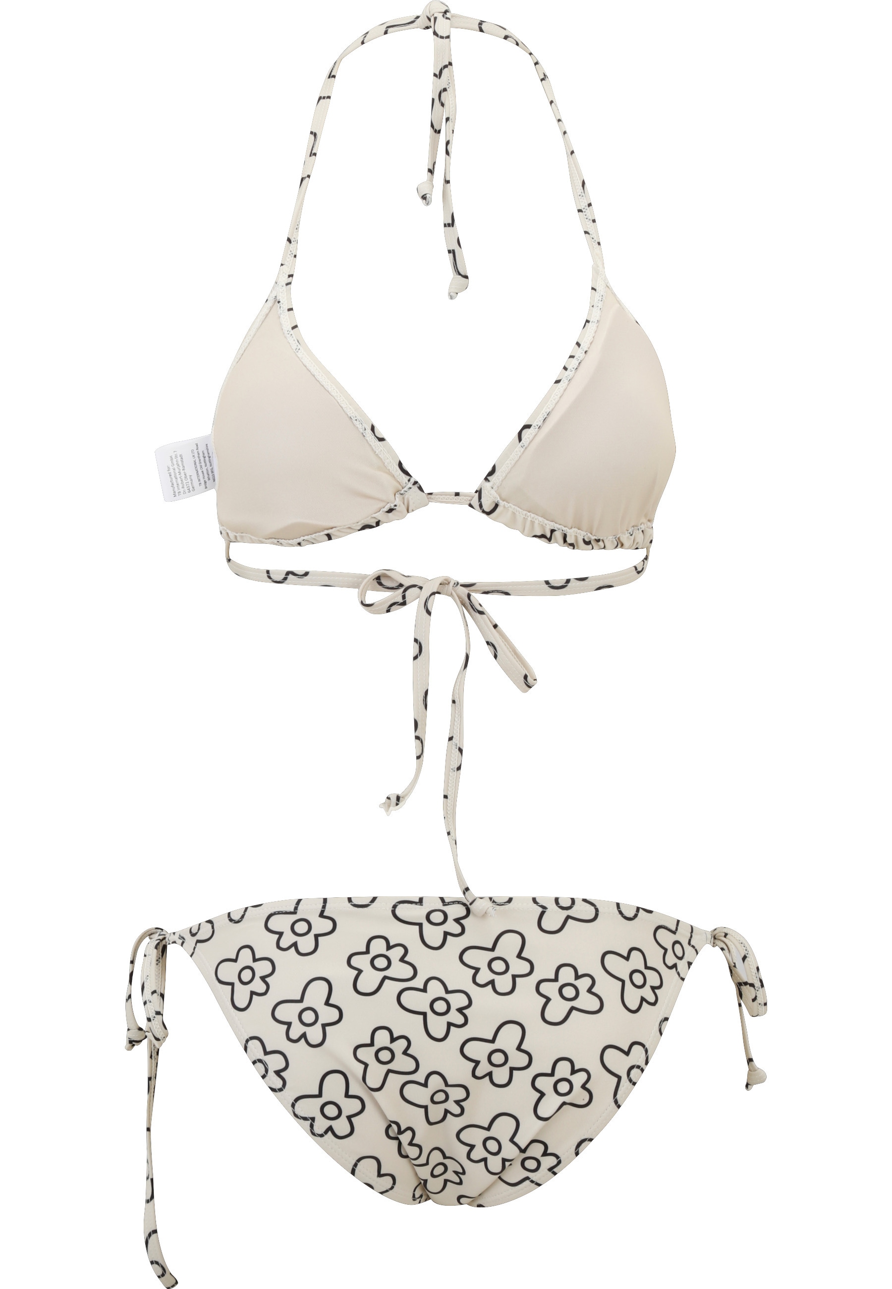 URBAN CLASSICS Bügel-Tankini »Urban Classics Damen Ladies Triangle Pattern Bikini«
