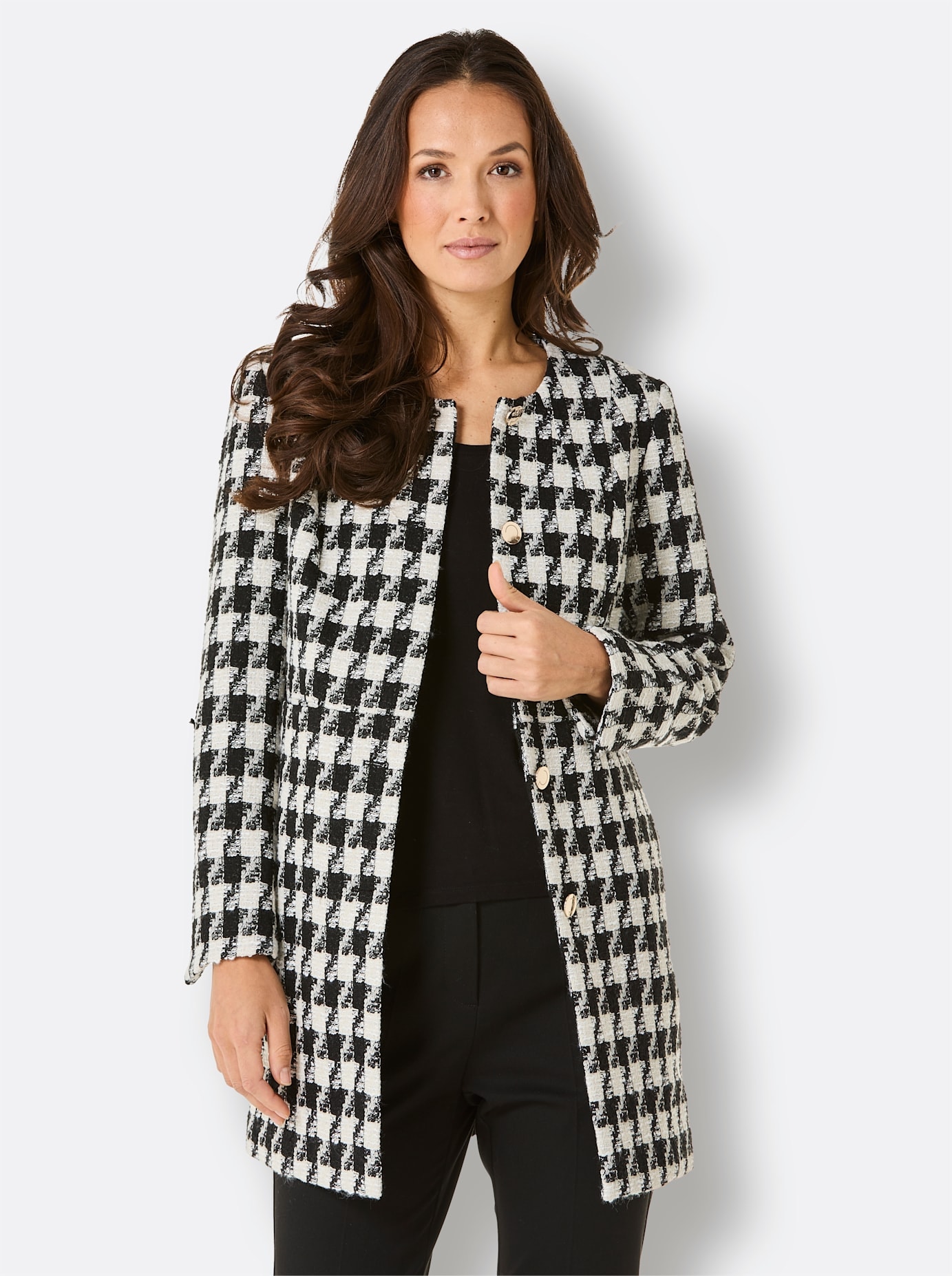 CREATION L PREMIUM Longblazer »Woll-Mix-Blazer«