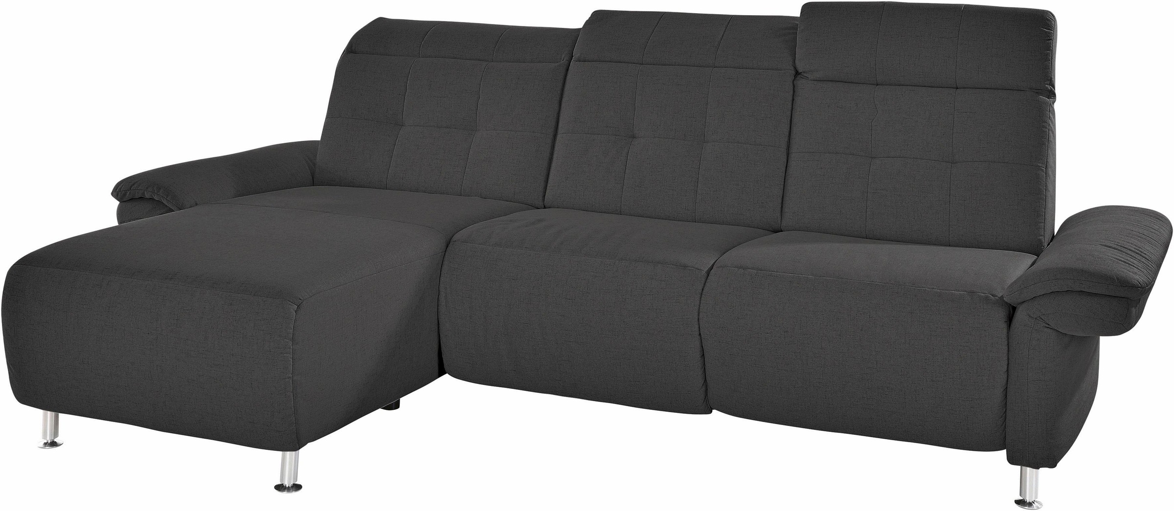Home affaire Ecksofa "Manhattan L-Form" 2 Sitze mit elektrischer Relaxfunkt günstig online kaufen