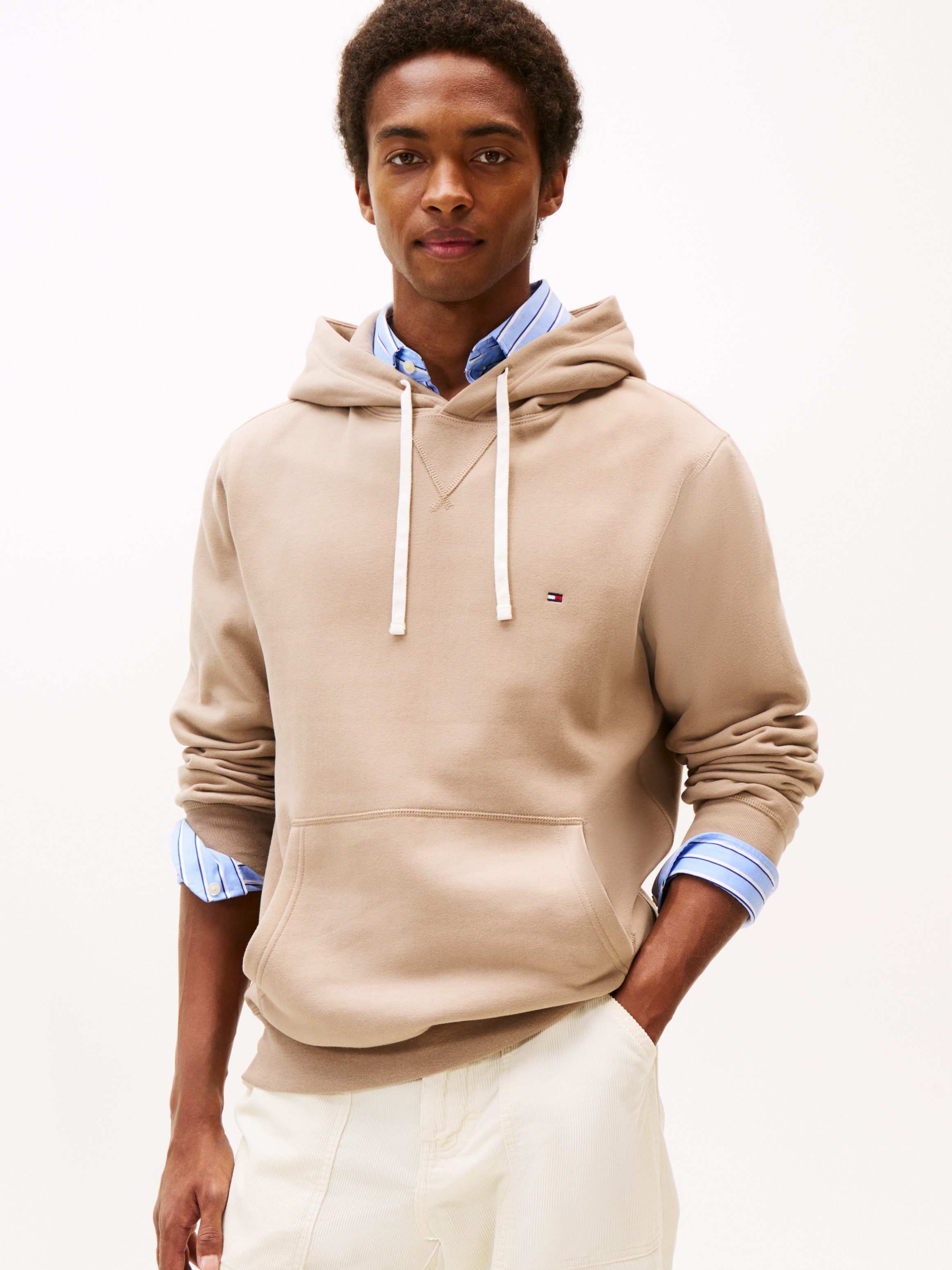 Tommy Hilfiger "ESS SEASONAL FLEECE HOODY mit Kapuze und Kängurutasche", un günstig online kaufen