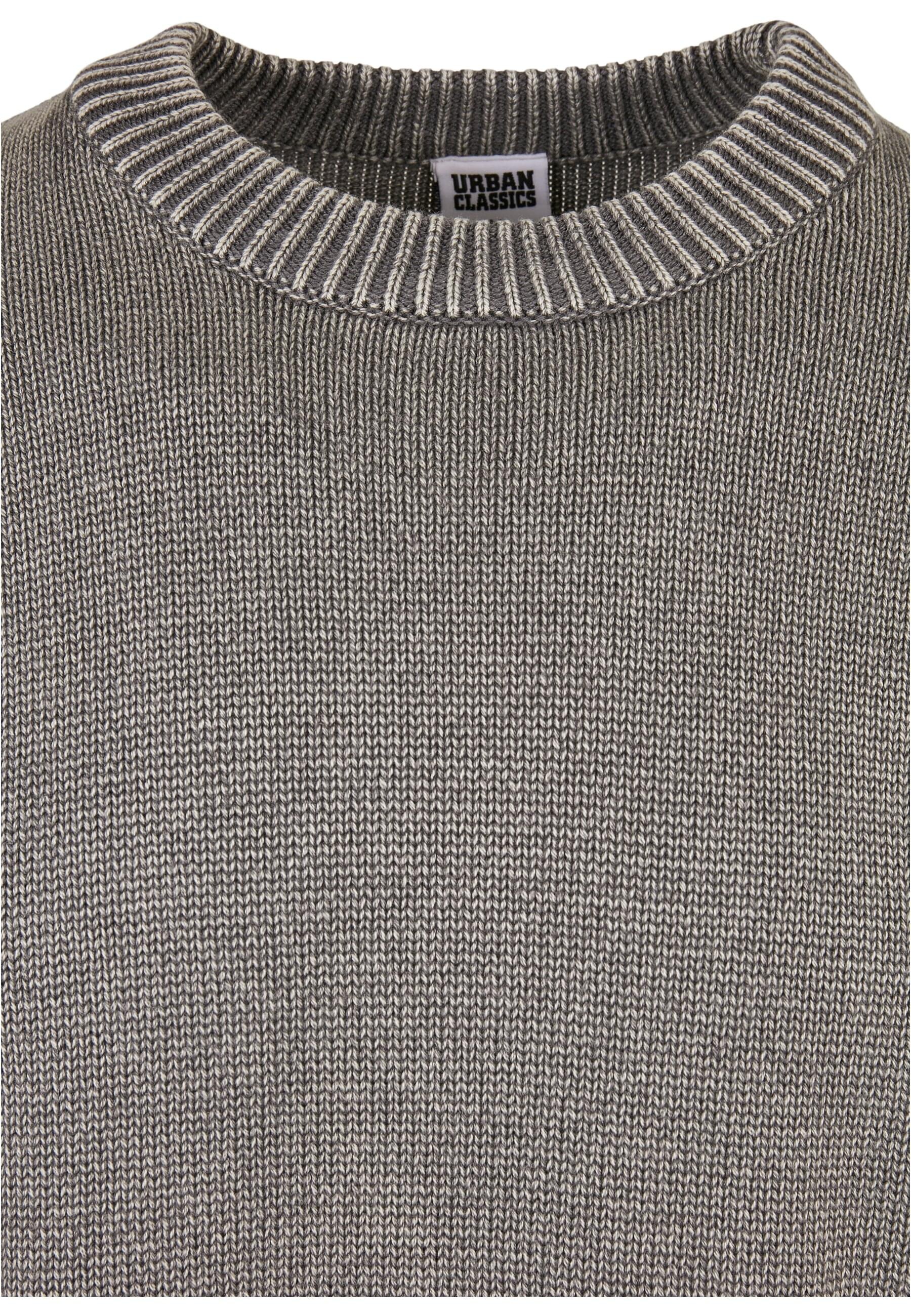 URBAN CLASSICS Rundhalspullover »Urban Classics Herren Washed Sweater«, (1 tlg.)