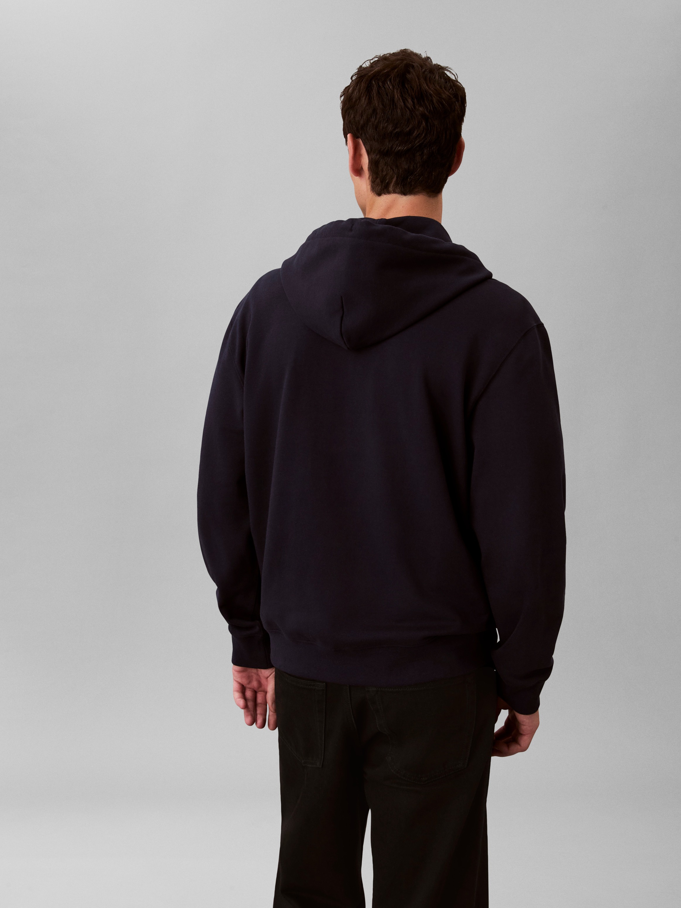 Calvin Klein Jeans Kapuzensweatshirt "LS EU 350TERRY MONOGRAM FZ HOODI" günstig online kaufen