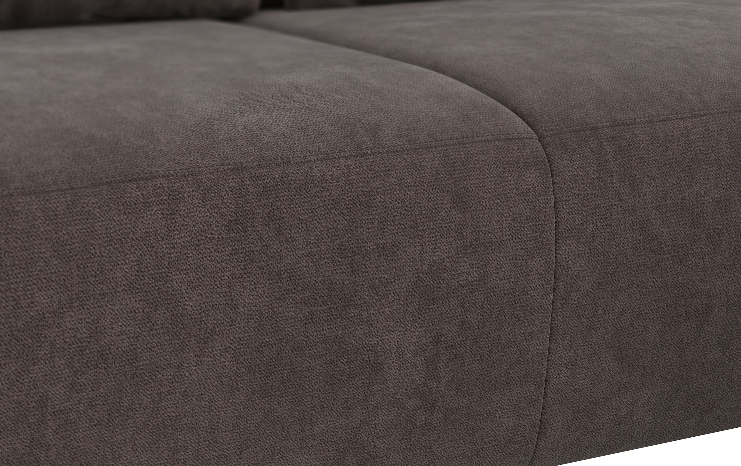 COTTA Ecksofa »Side L-Form, mit Kopfteilverstellung & 3 Nierenkissen«, optional motorische Sitztiefenverstellung