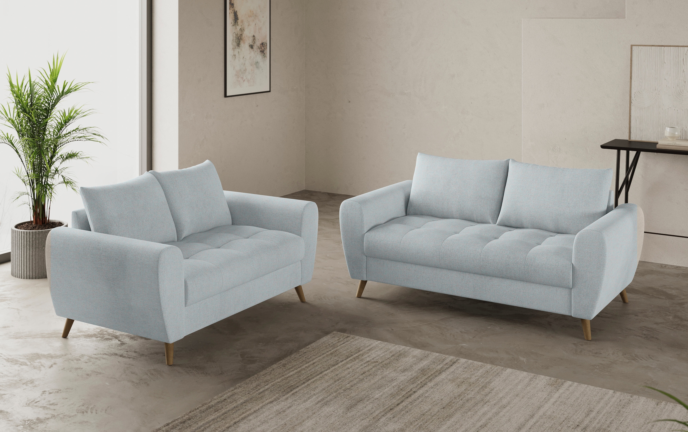 Mr. Couch 2,5-Sitzer »Blackburn II«, Mit Kaltschaumpolsterung bis 140 kg belastbar