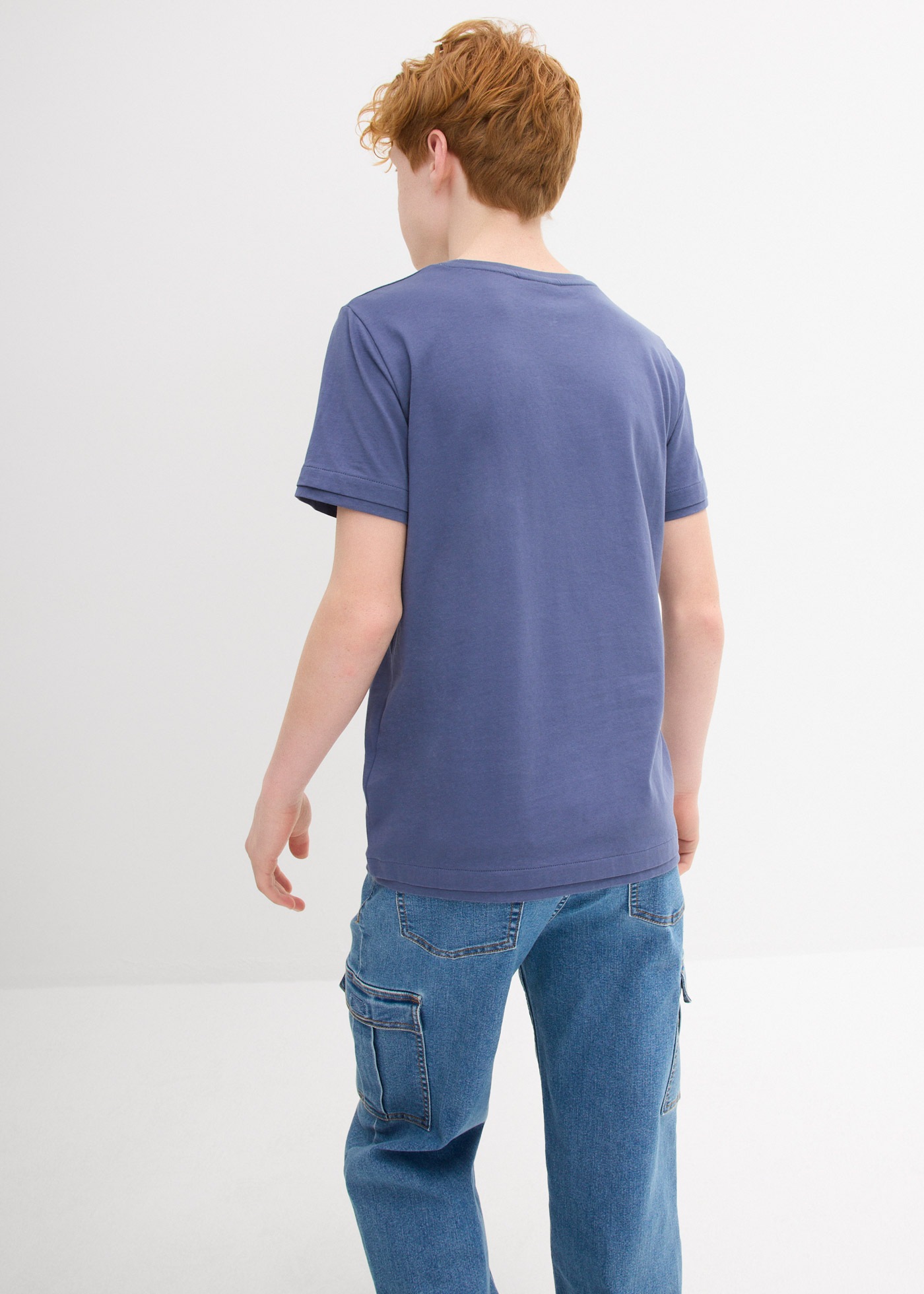 Thumbnail - bonprix T-Shirt Packung, 2, 2 Stk. tlg. T-Shirt aus reiner Baumwolle (2er Pack)