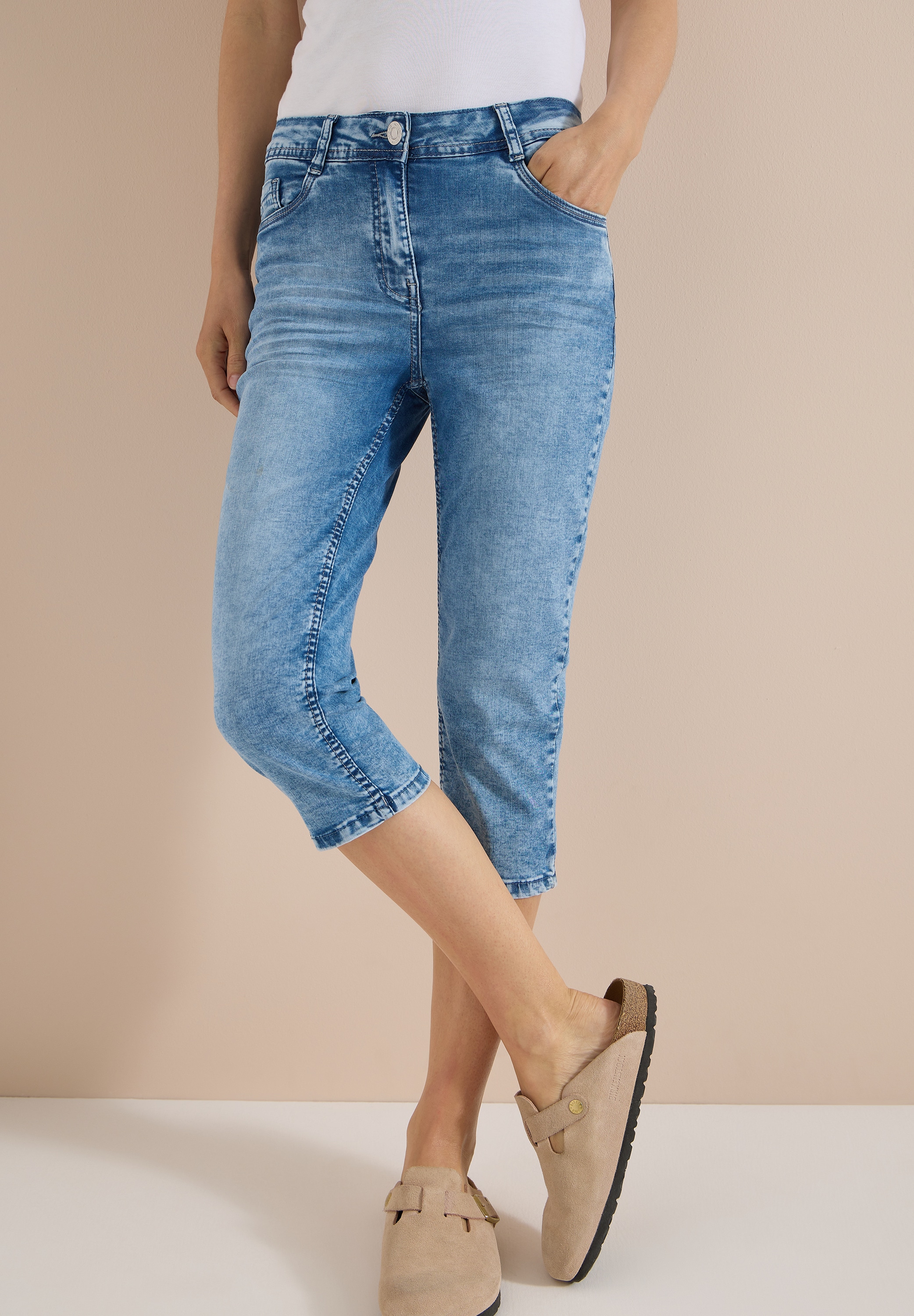 Cecil Slim-fit-Jeans High Waist