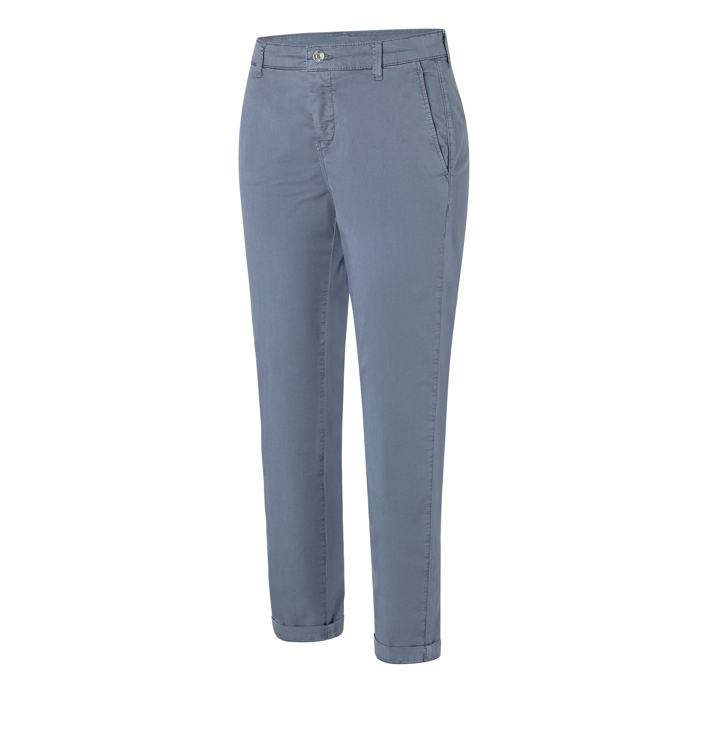 MAC Chinohose »CHINO turn up«, mit dezentem Glanz, elegant und sportiv zugleich