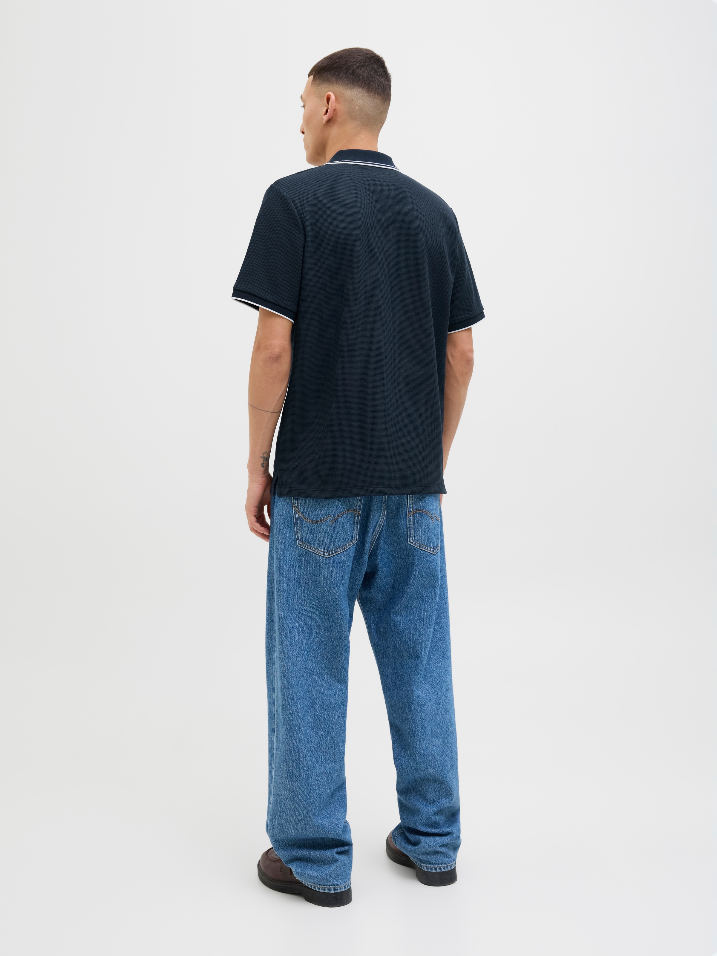 Jack & Jones Jjeaustin Polo Shirt Blue XL 7