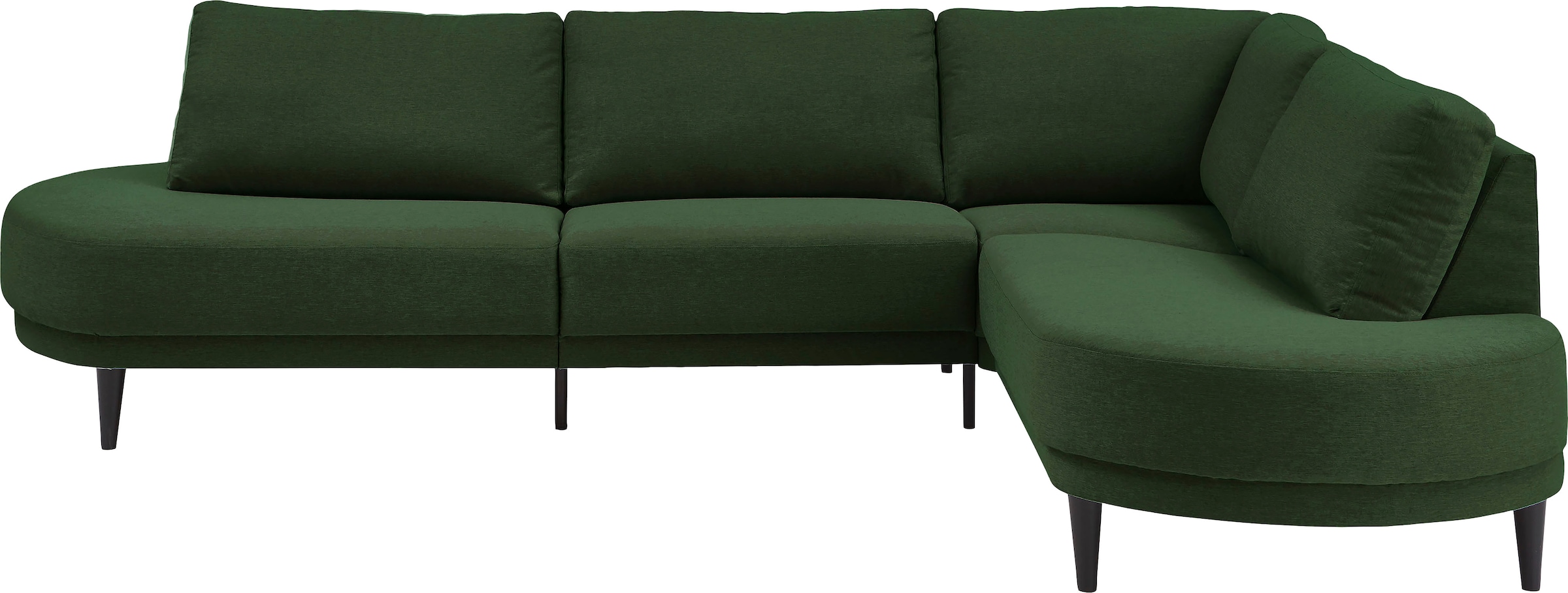 ATLANTIC home collection Ecksofa »Ronny L-Form«, mit Wellenunterfederung, rechts/links montierbar