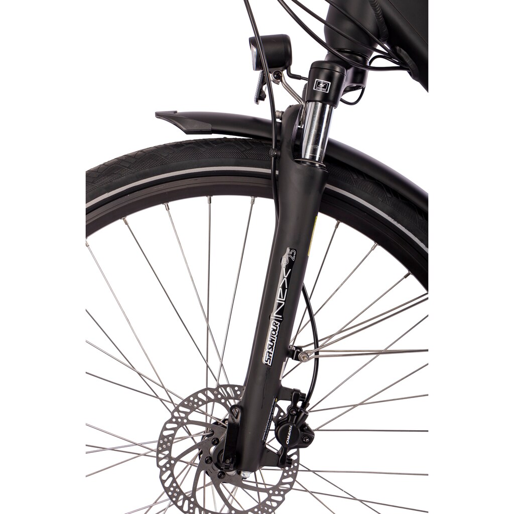 SAXONETTE E-Bike »Premium Sport (Diamant)«, 10 Gang, Mittelmotor 250 W