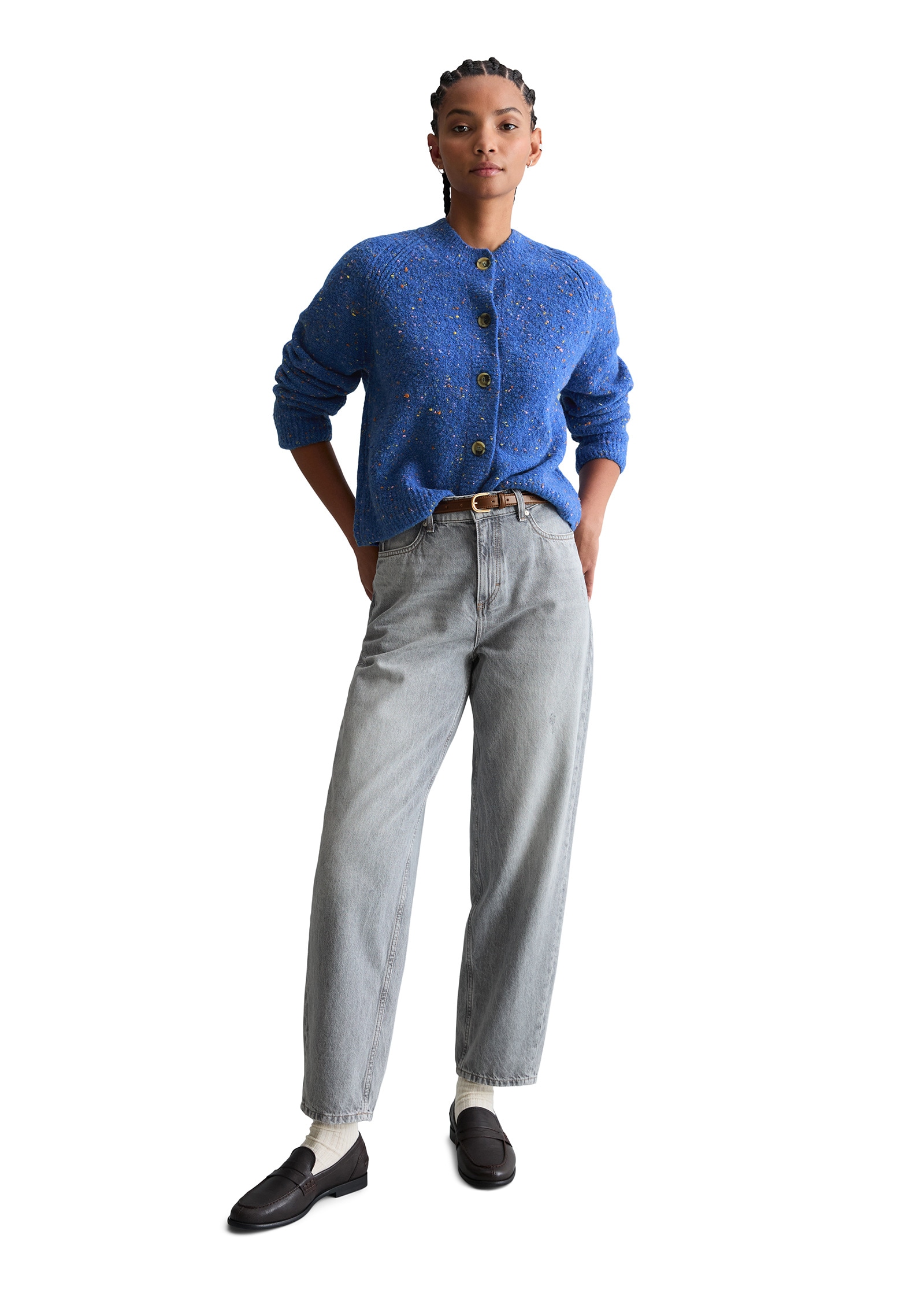 Marc O'Polo DENIM Cardigan »aus Schurwolle-Viskose-Mix«