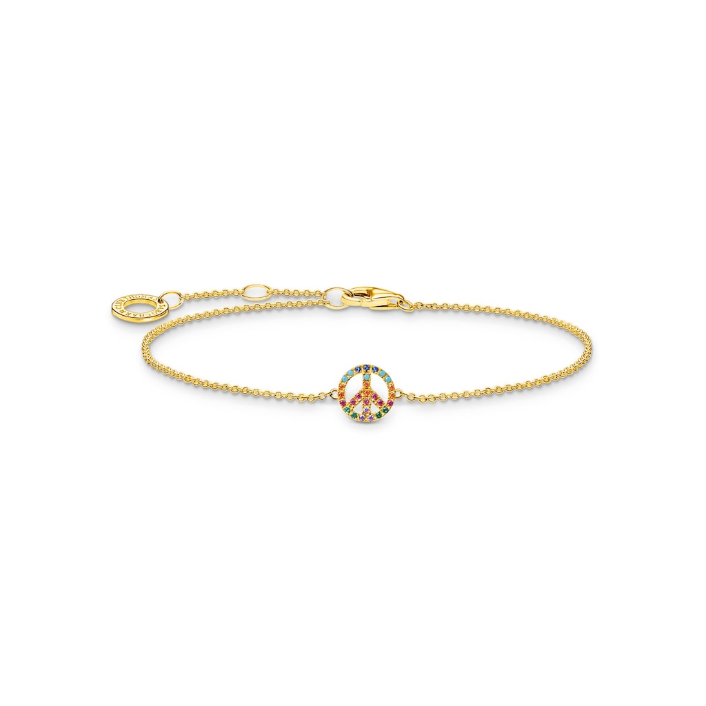 THOMAS SABO Armband »Peace gold, A2083-488-7-L19V«