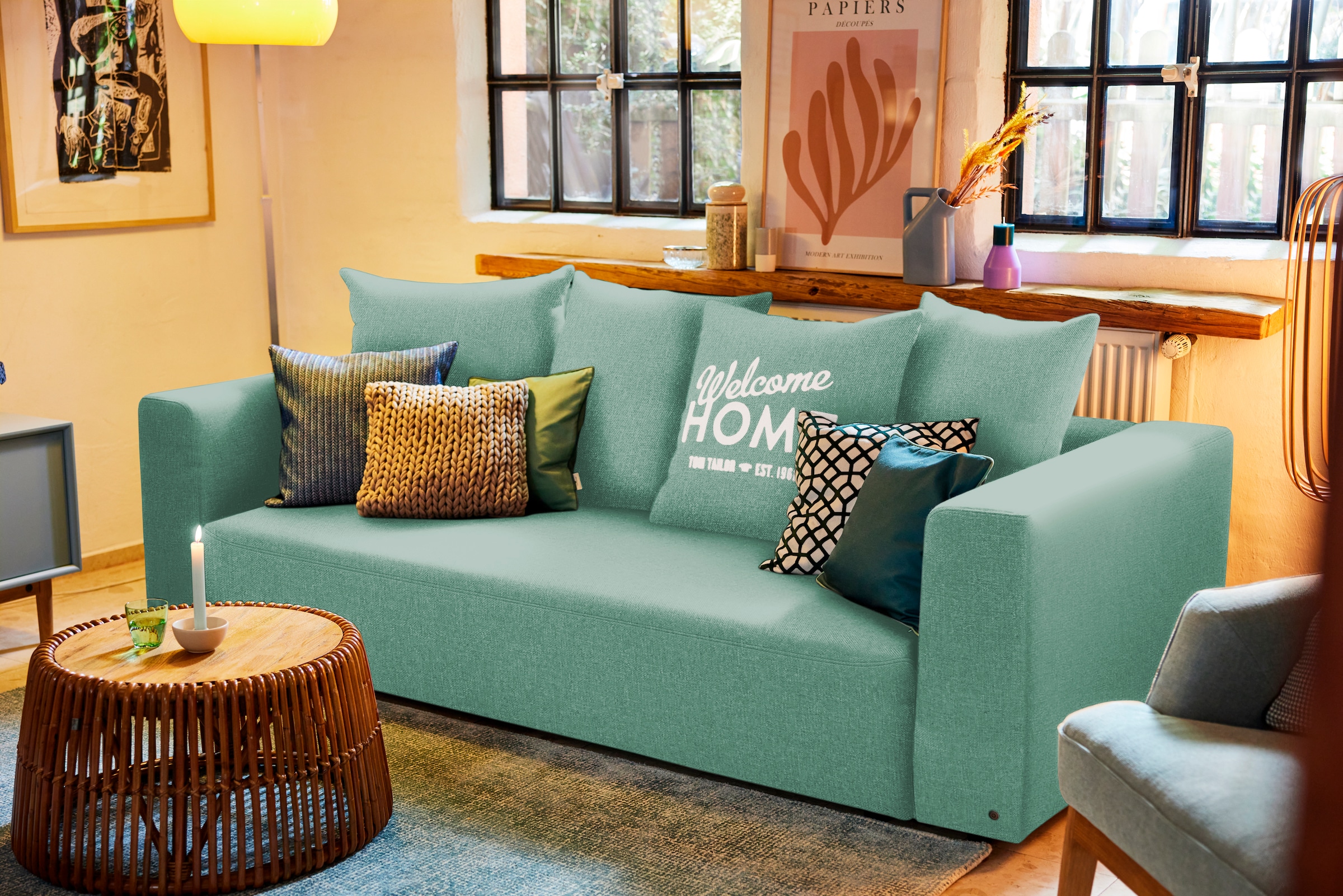 TOM TAILOR HOME Schlafsofa »HEAVEN CASUAL SLEEP«, aus der COLORS COLLECTION, inklusive Bettfunktion & Bettkasten