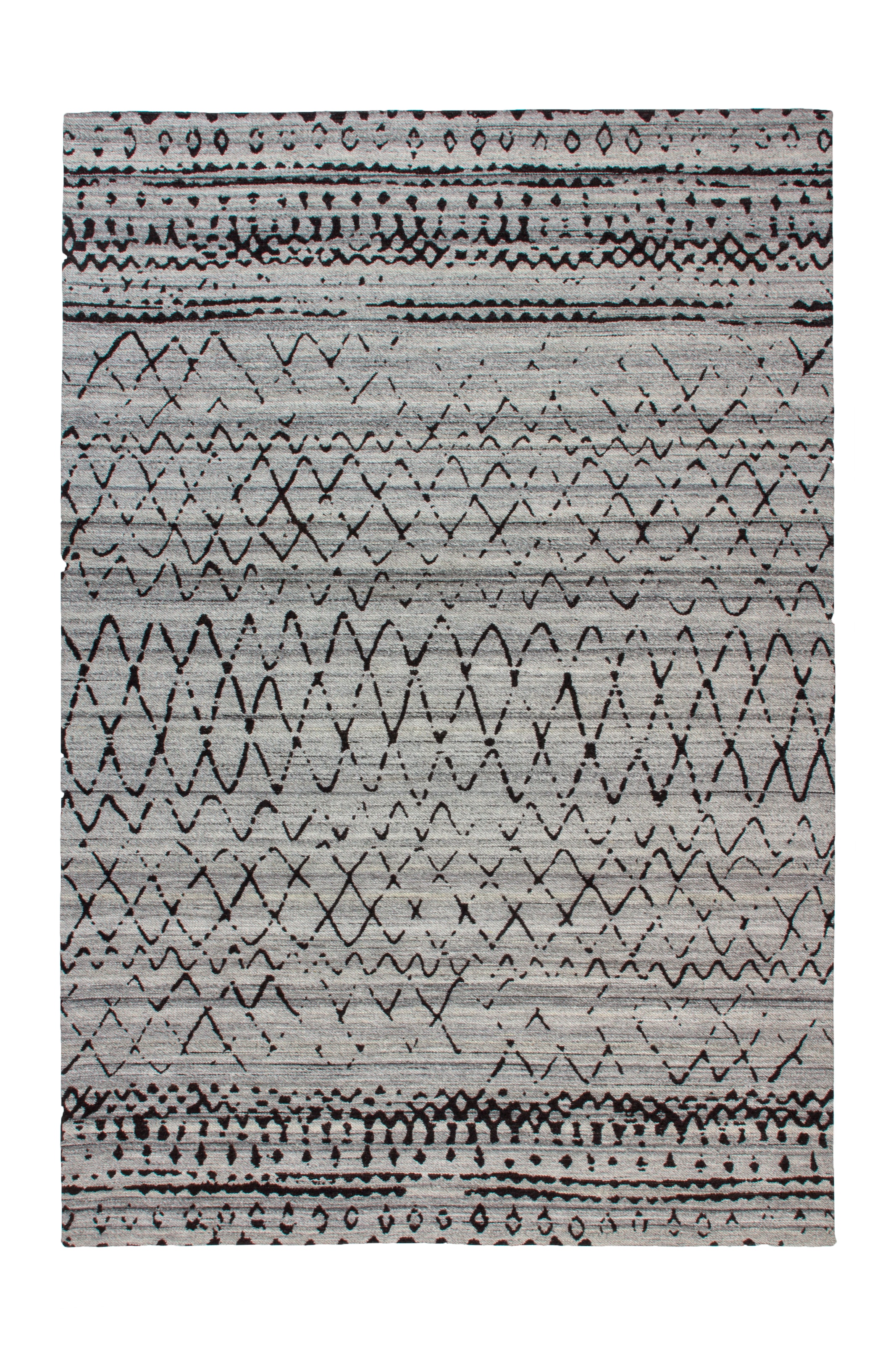 Kayoom Teppich »Phoenix 113«, rechteckig, Dezenter Jacquard-Teppich, Flachflor, Aus pflegeleichten Materialien